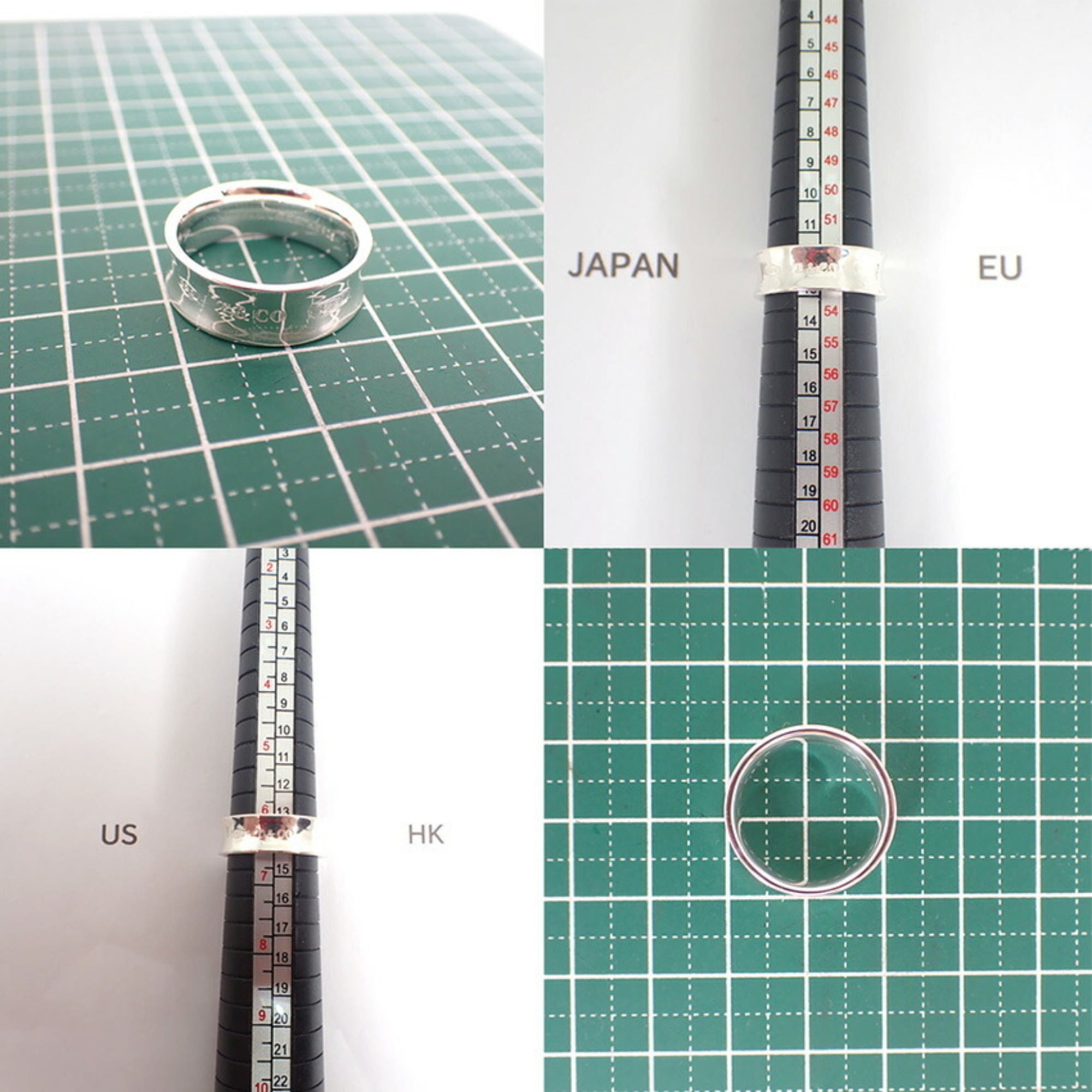 Tiffany Sterling Silver 925 Band Ring (Pre-Owned)