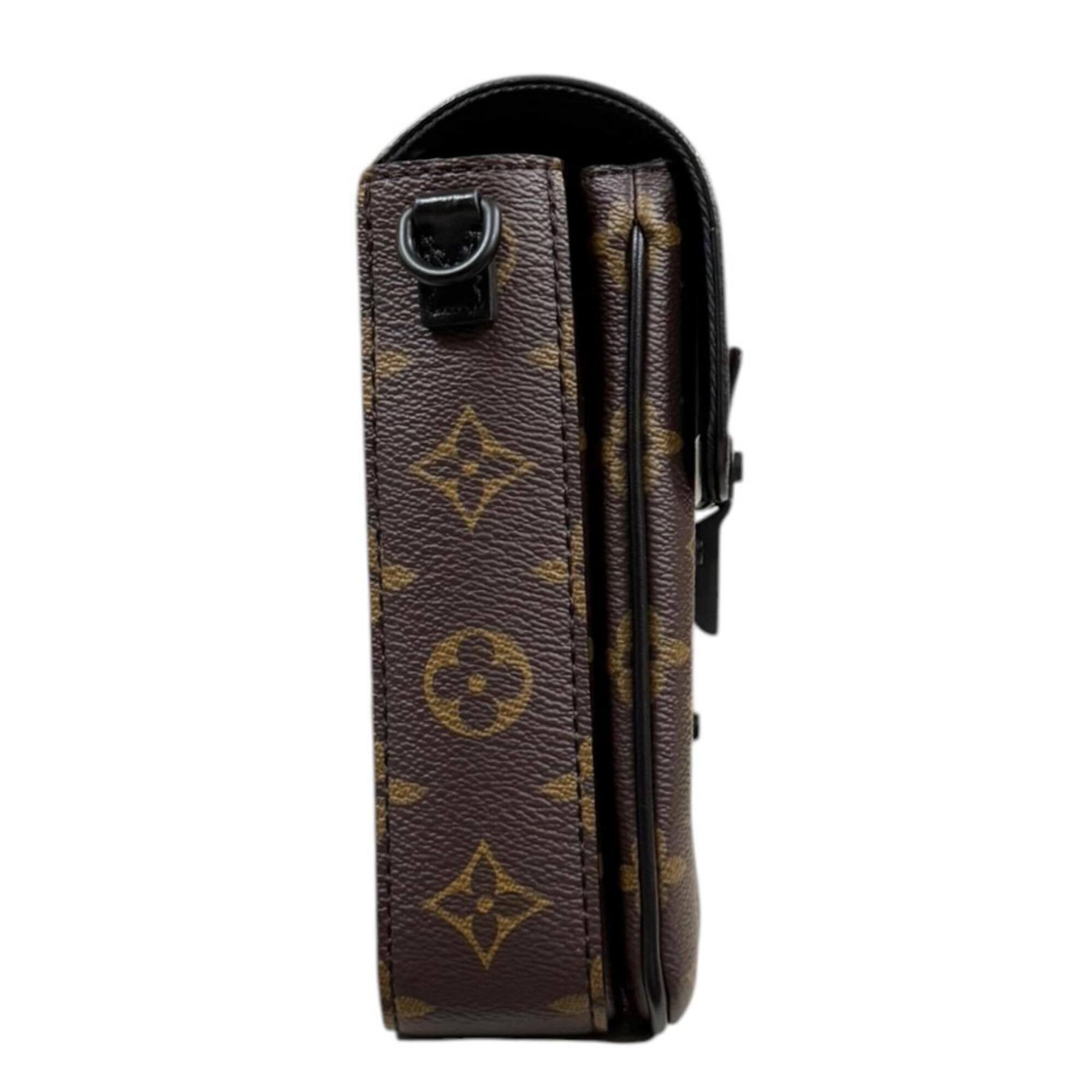 Louis Vuitton Monogram Macassar Black Brown Monogram Macassar Monogram Shoulder Bag (Pre-Owned)