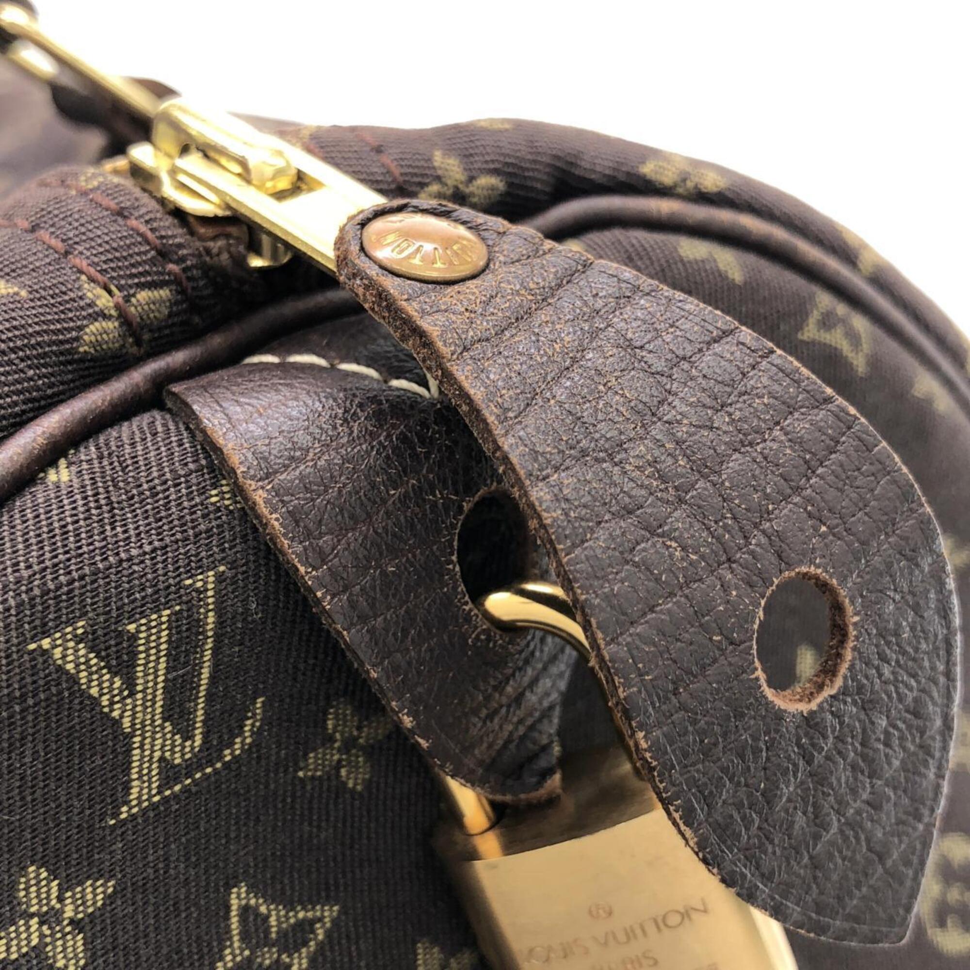 Louis Vuitton Monogram Mini Ebene Canvas Boston Bag (Pre-Owned)