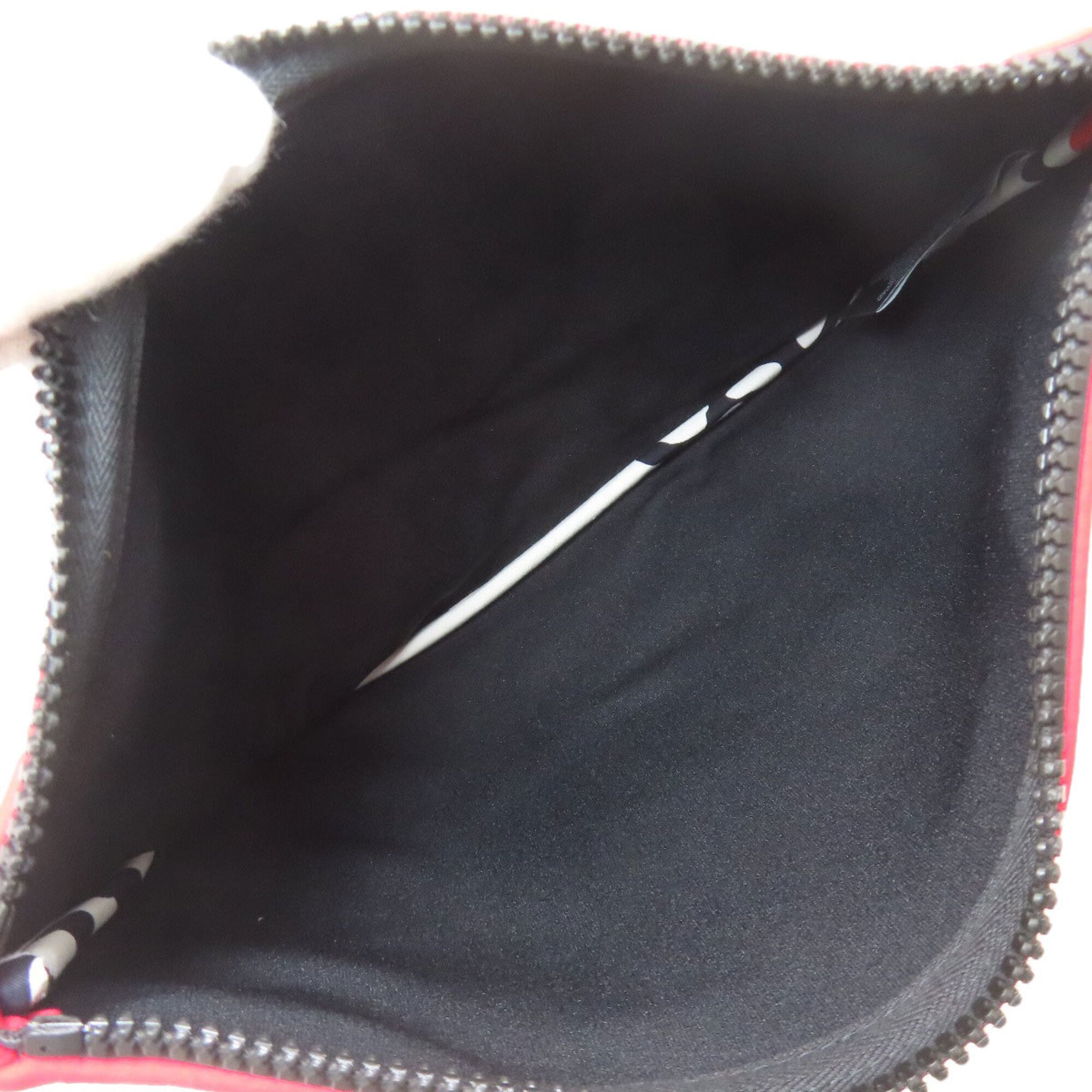 Hermes Red Color Polyamide Pouch (Pre-Owned)