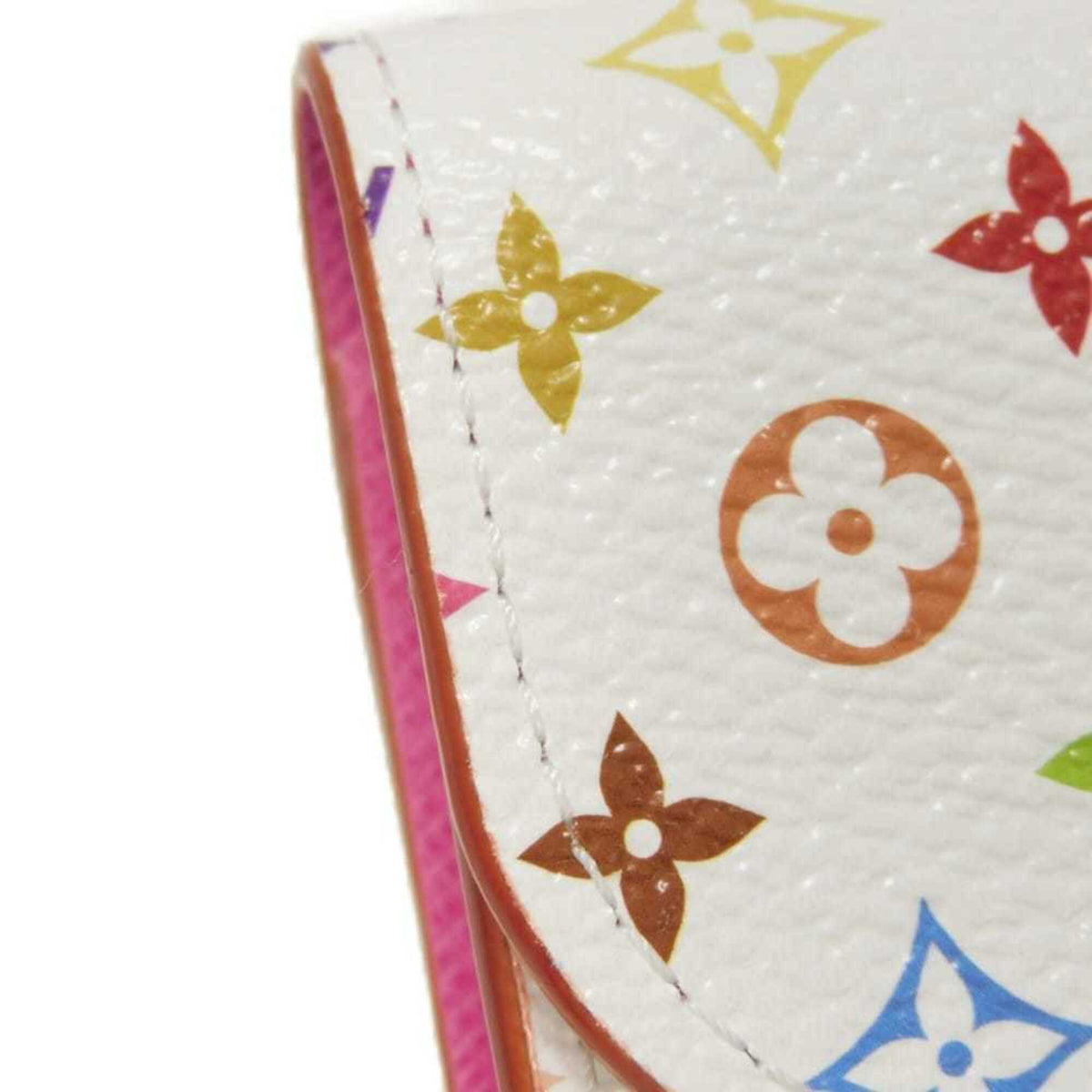Louis Vuitton Monogram Multicolore Pink White Monogram Multicolore Canvas Wallet (Bi-Fold) (Pre-Owned)