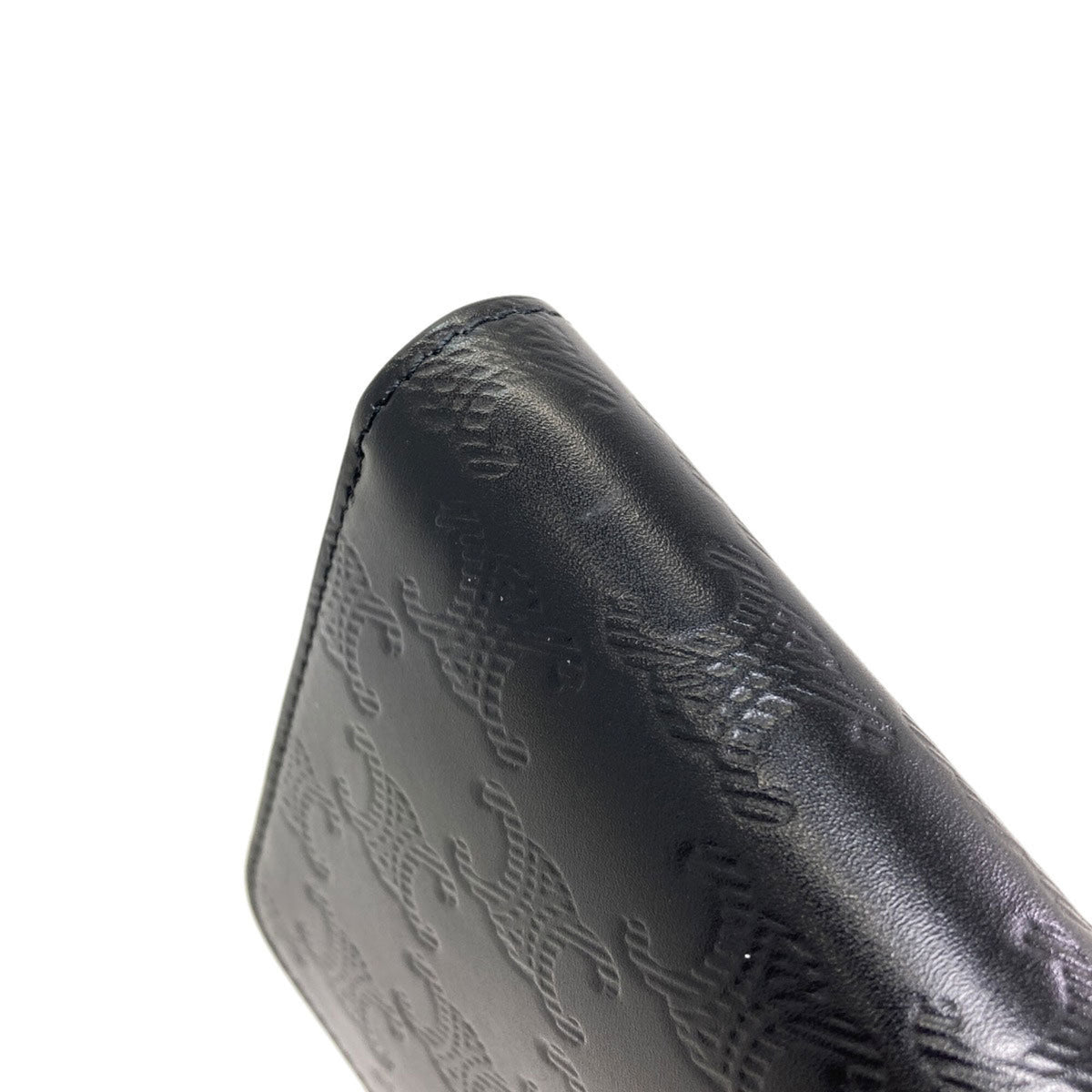 Celine Black Leather Long Wallet (Bi-Fold) (Pre-Owned)