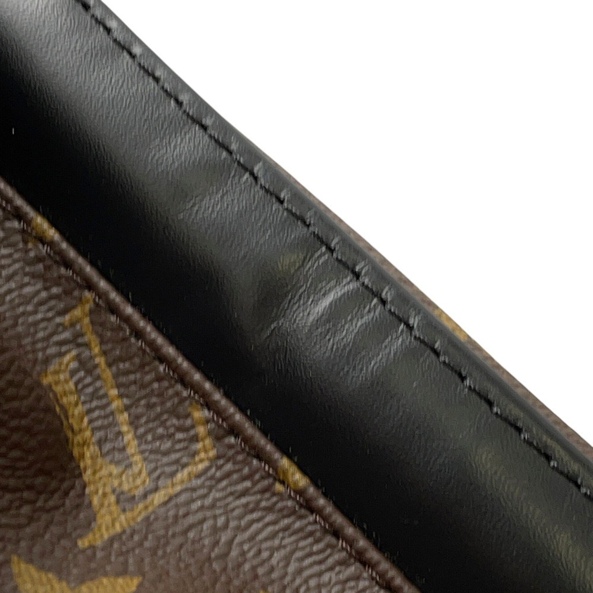Louis Vuitton Black Bordeaux Monogram Macassar Noir Monogram Handbag (Pre-Owned)
