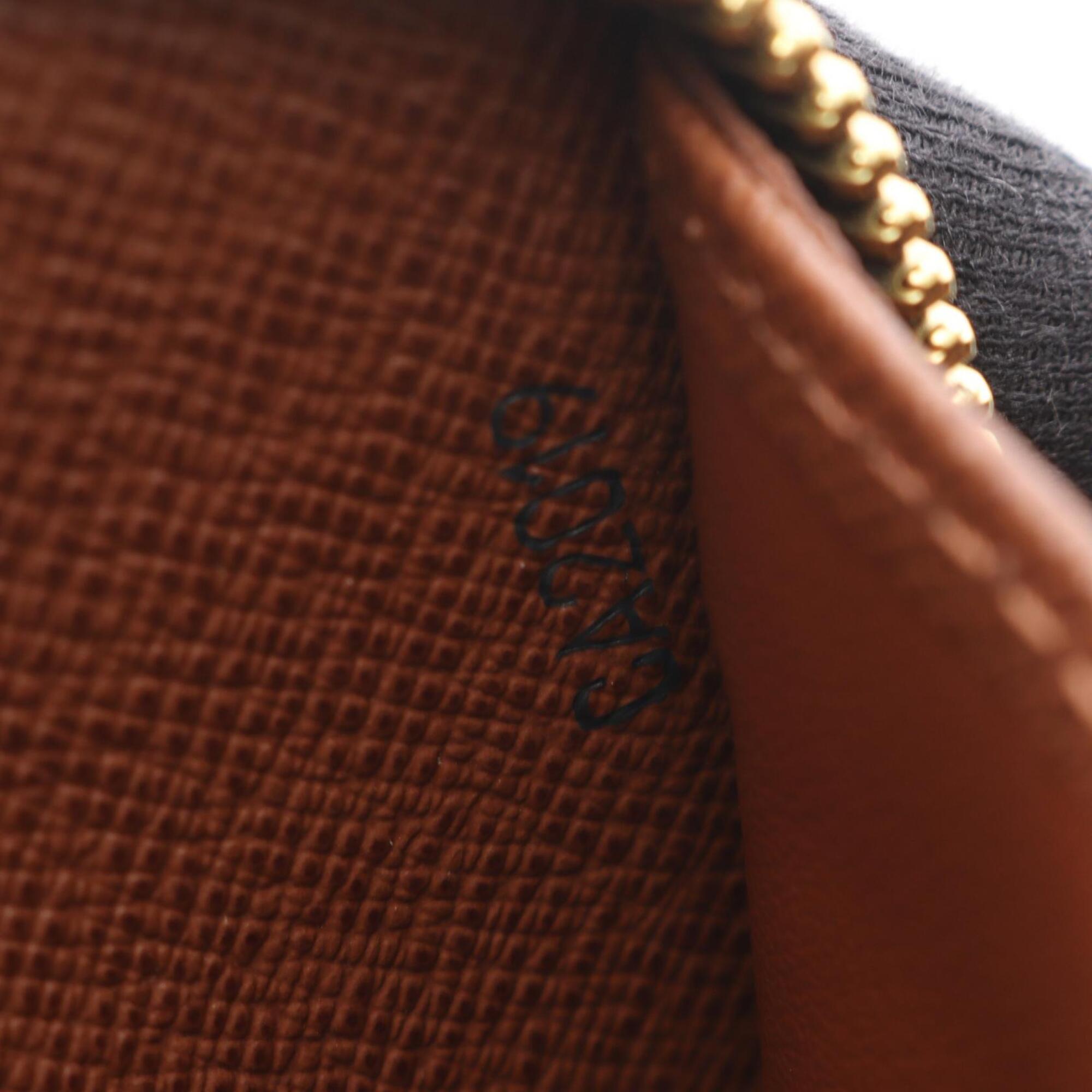 Louis Vuitton Monogram Brown Pvc Long Wallet (Tri-Fold) (Pre-Owned)