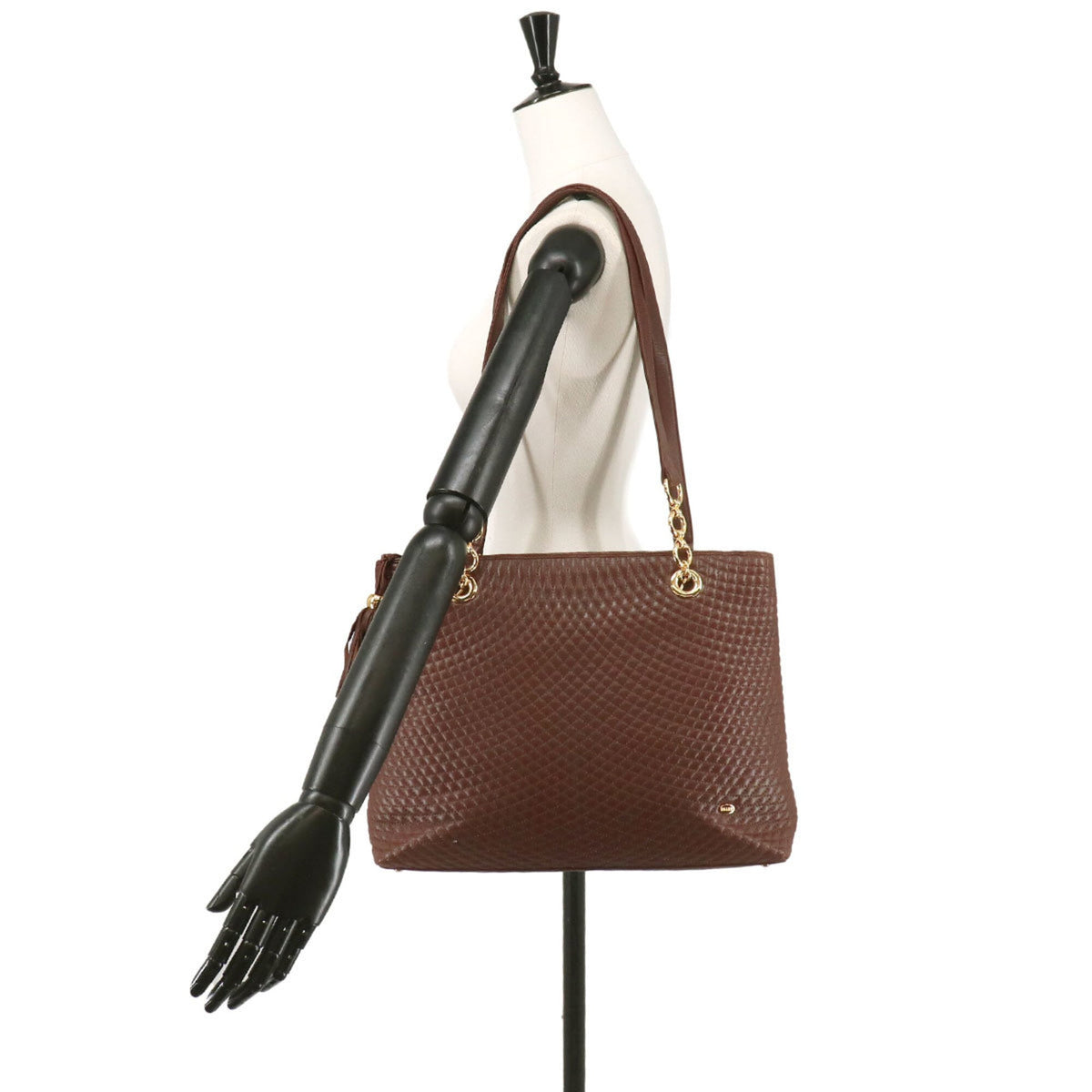 Bally Brown Leather Tote Bag (Pre-Owned)