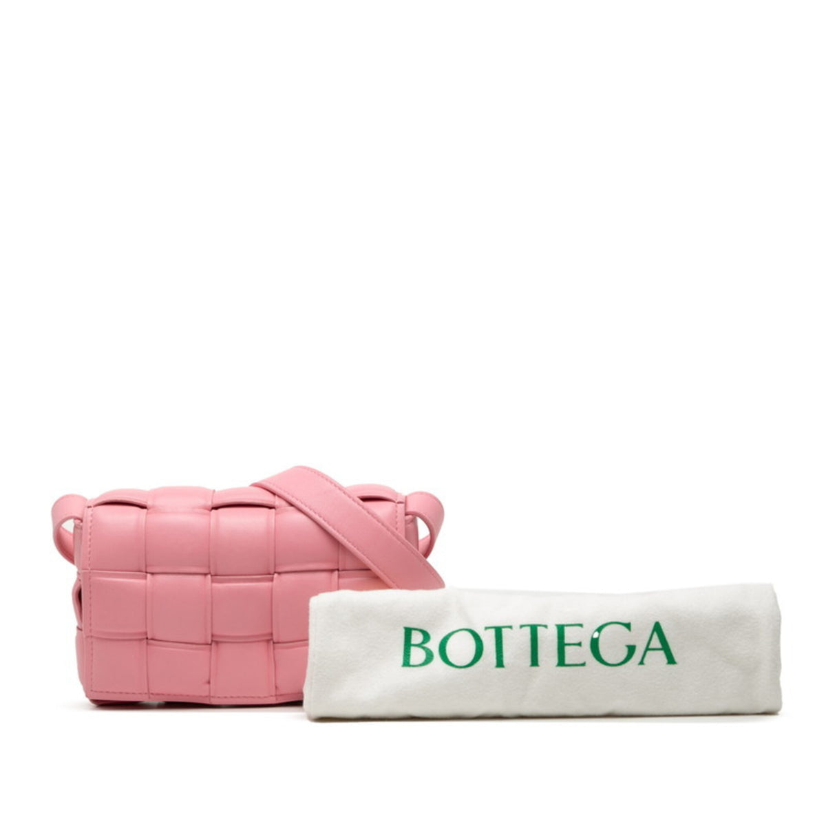 Bottega Veneta Pink Leather Shoulder Bag (Pre-Owned)
