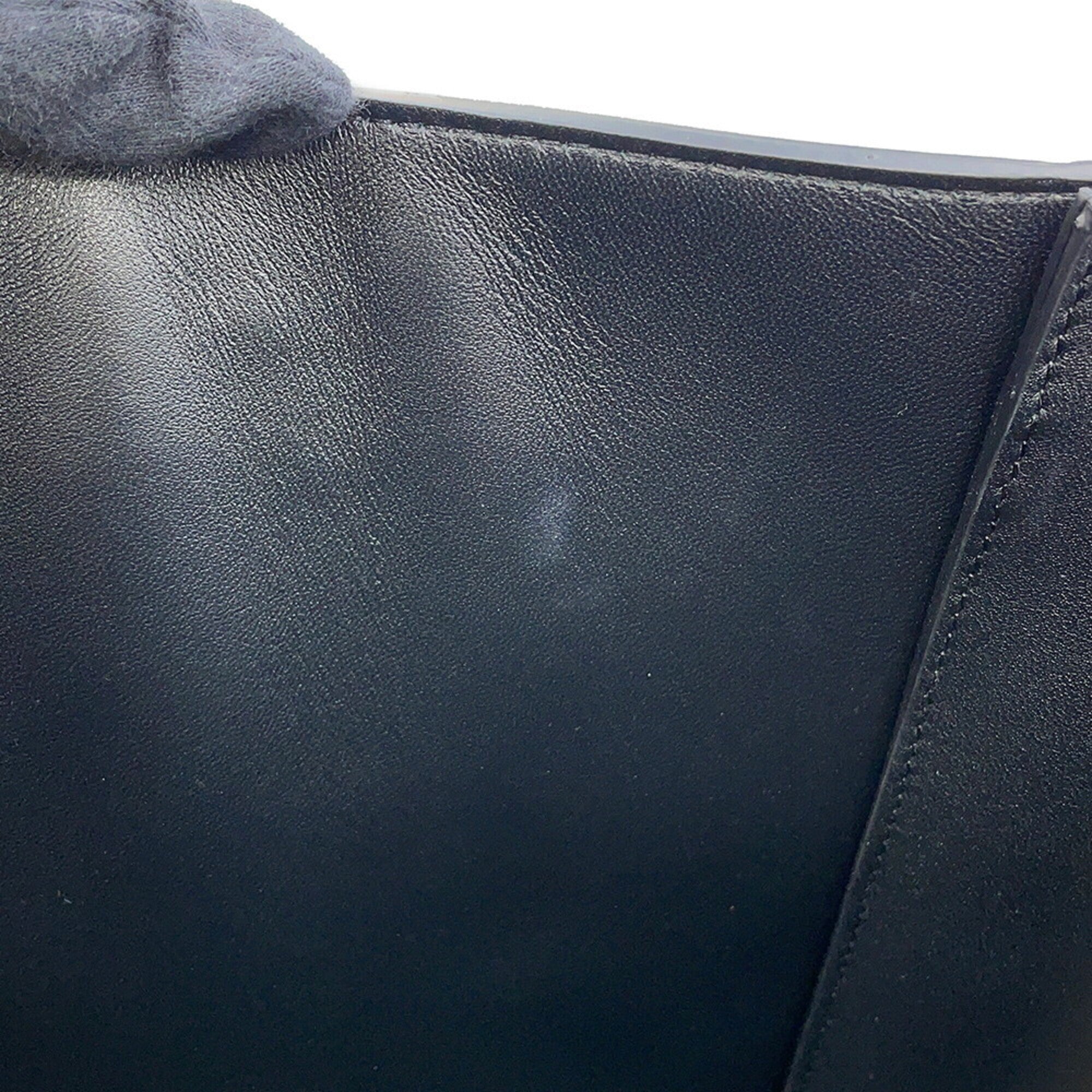 Celine Black Leather Handbag Tote Bag (Pre-Owned)