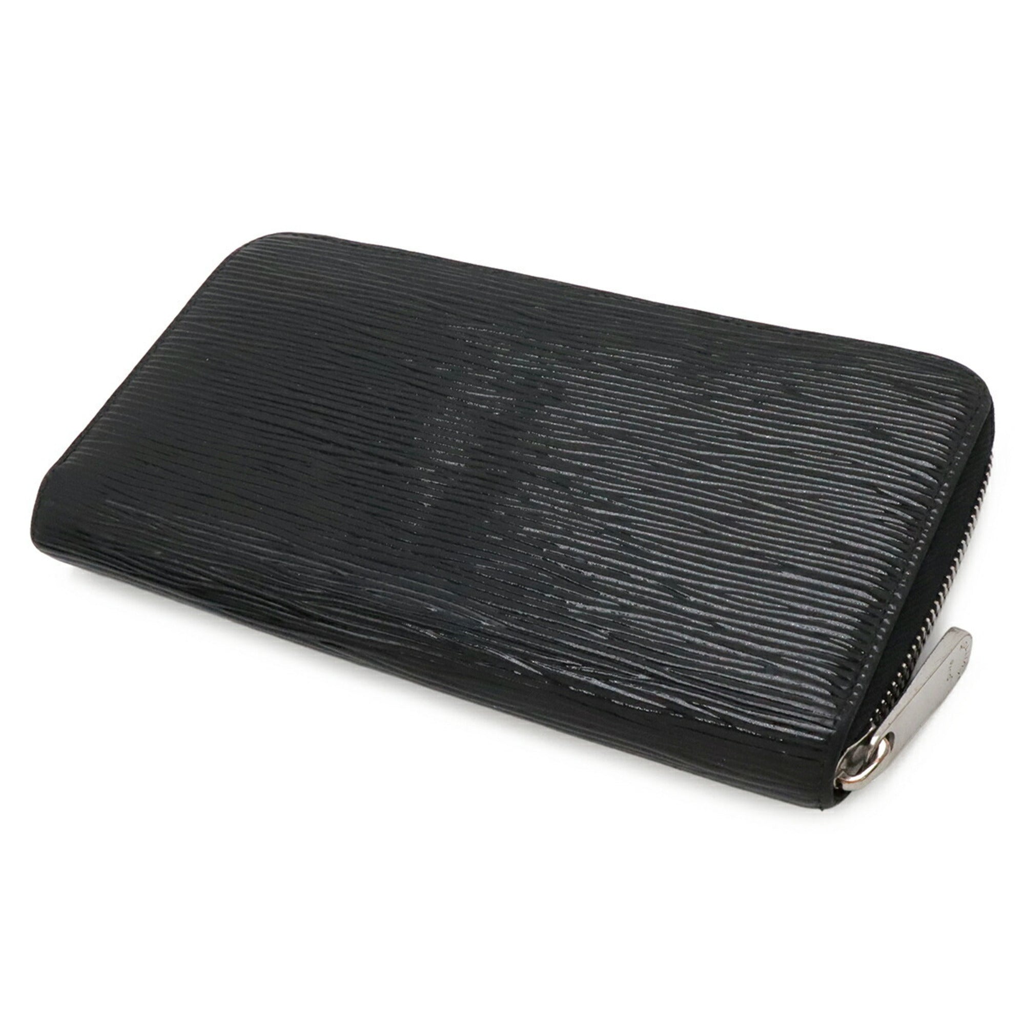 Louis Vuitton Black Noir Leather Coin Purse/Coin Case (Pre-Owned)