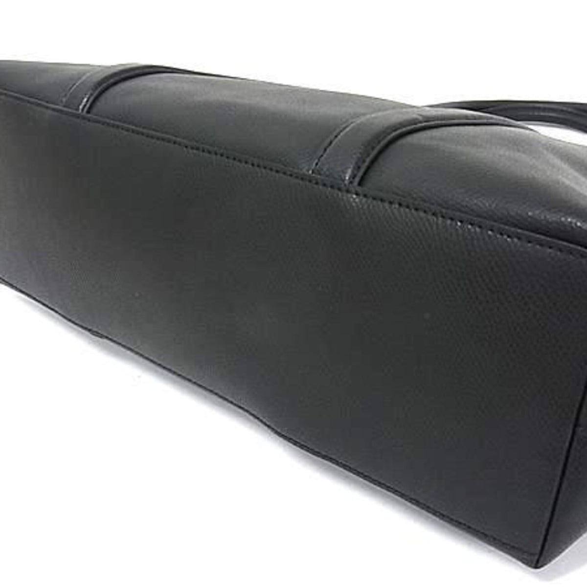 Coach Black Leather Handbag Tote Bag (Pre-Owned)