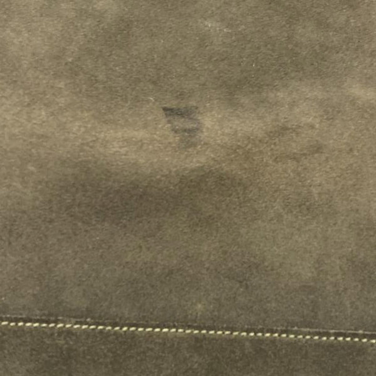Coach Blue Khaki Suede Shoulder Bag (Pre-Owned)