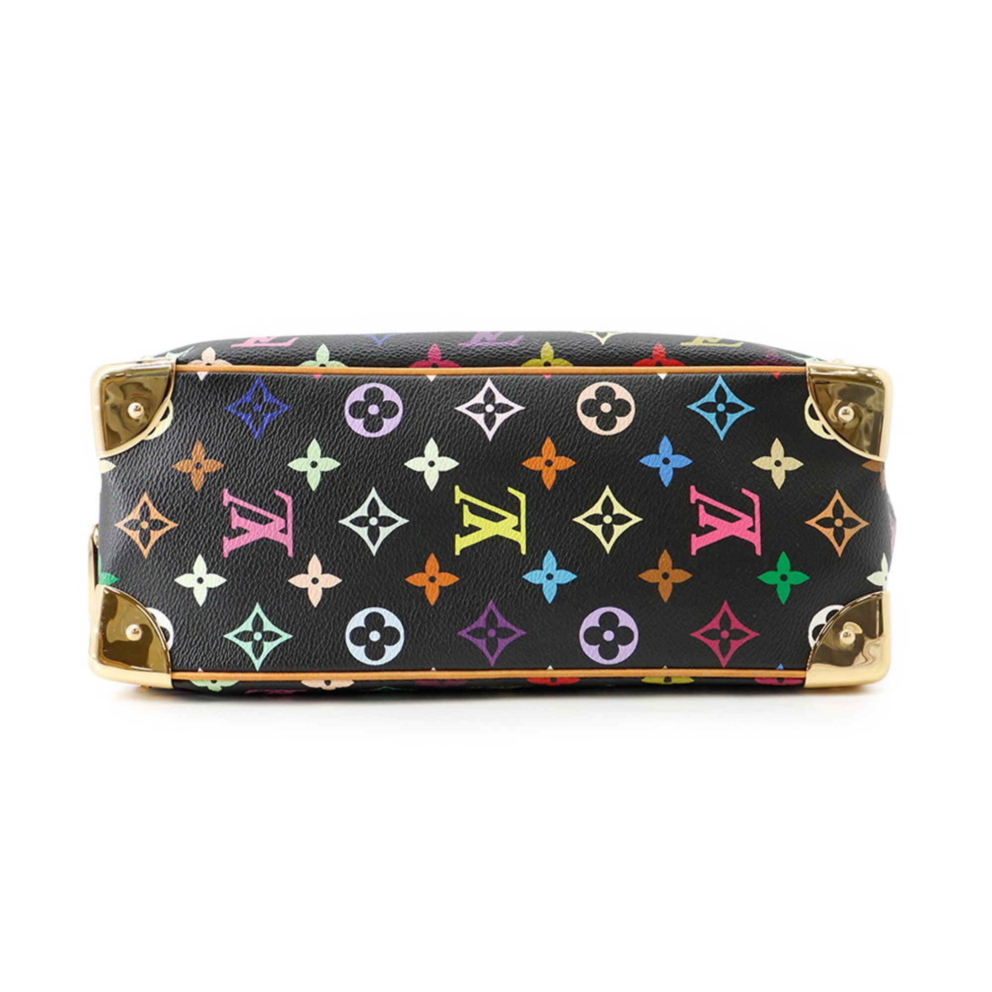 Louis Vuitton Beige Noir Monogram Multicolore Handbag (Pre-Owned)