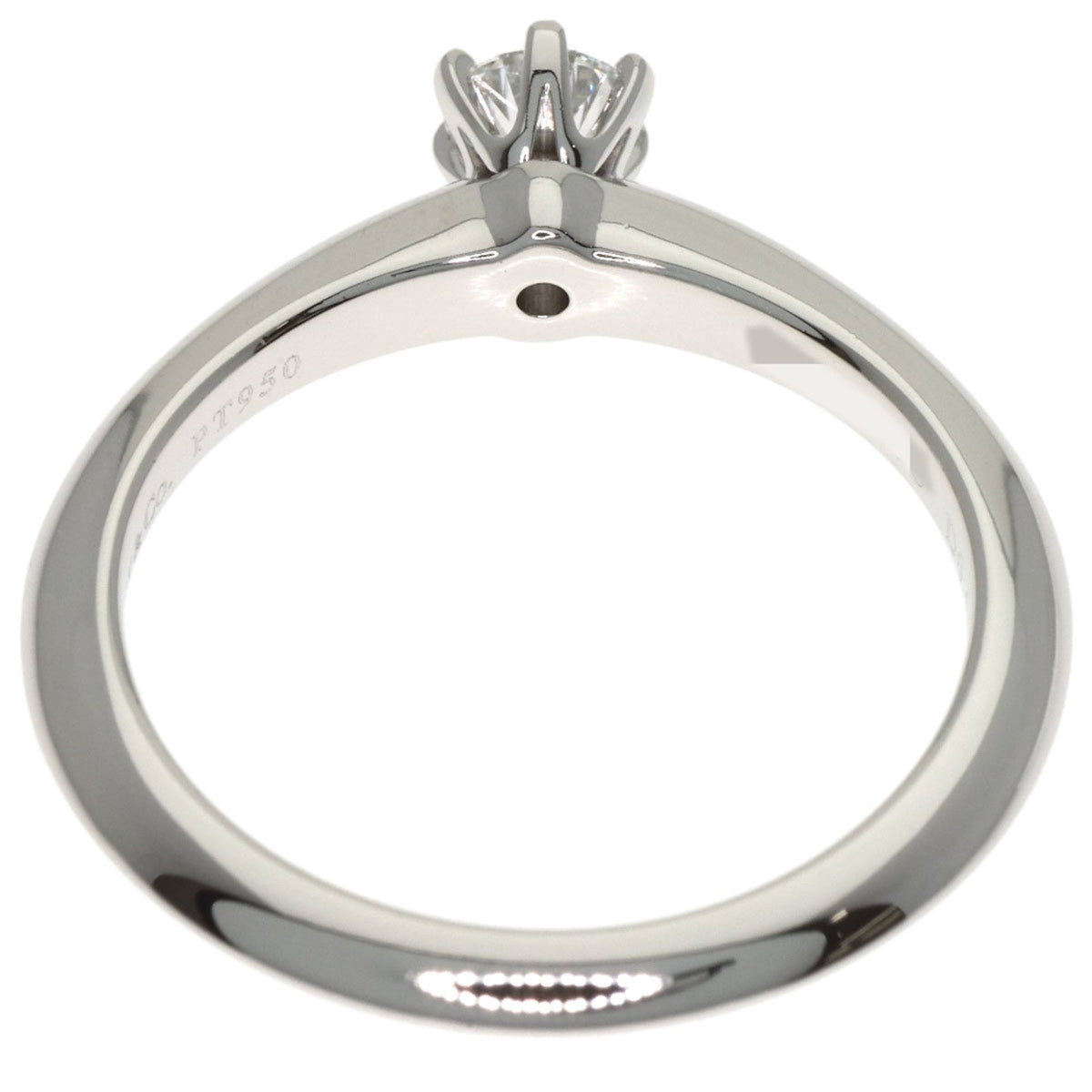 Tiffany Platinum 950 Band Ring (Pre-Owned)
