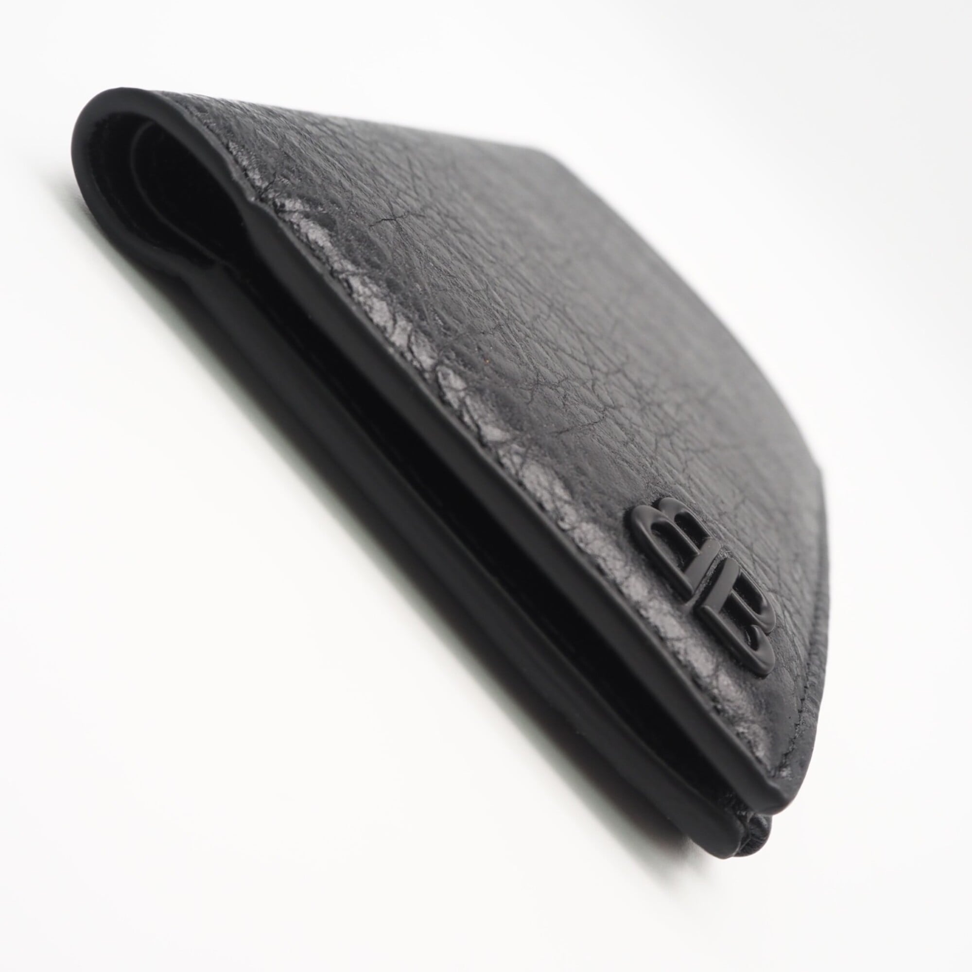 Balenciaga Black Leather Wallet (Bi-Fold) (Pre-Owned)