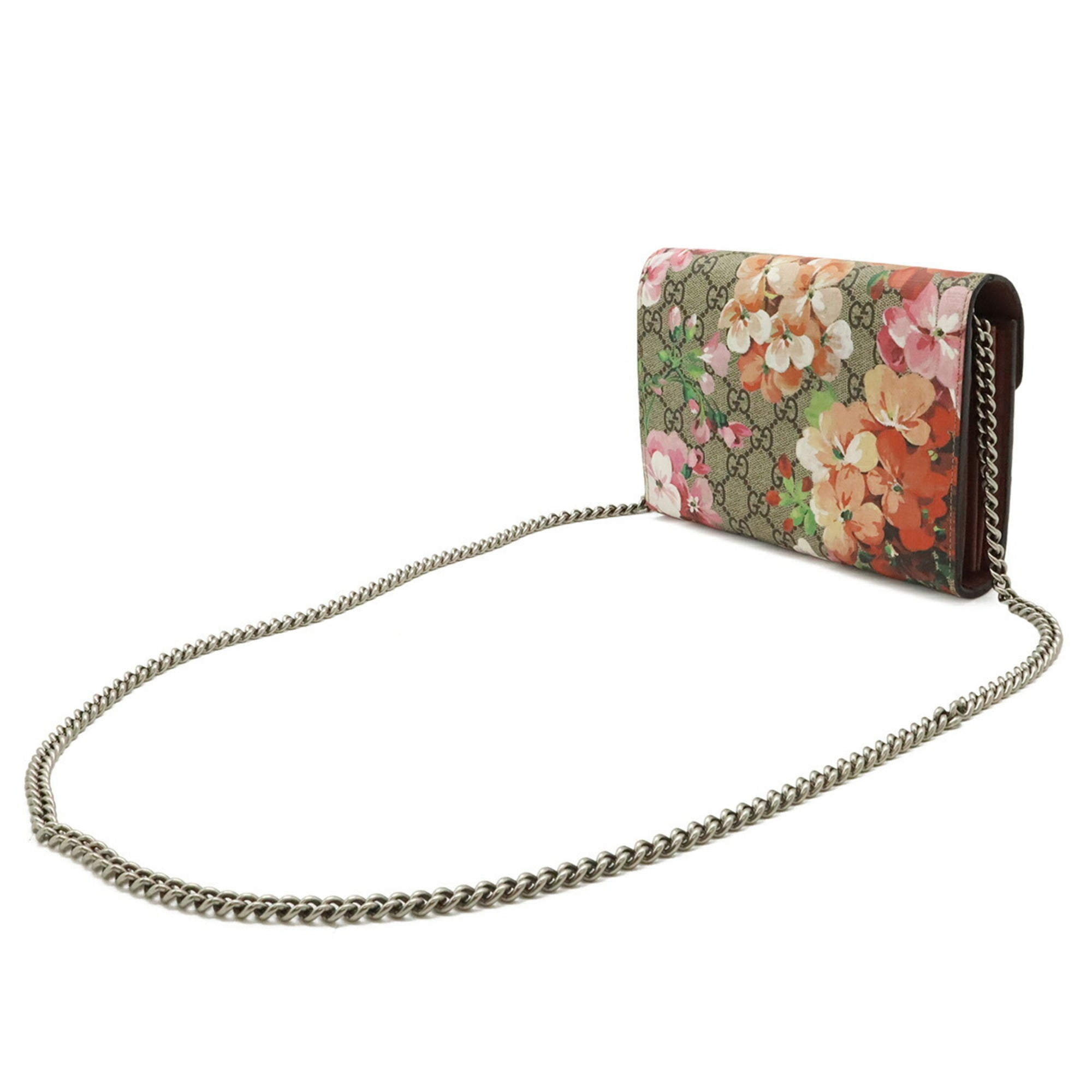 Gucci Beige Coated Canvas Leather Clutch Bag Pochette Shoulder Bag (Pre-Owned)