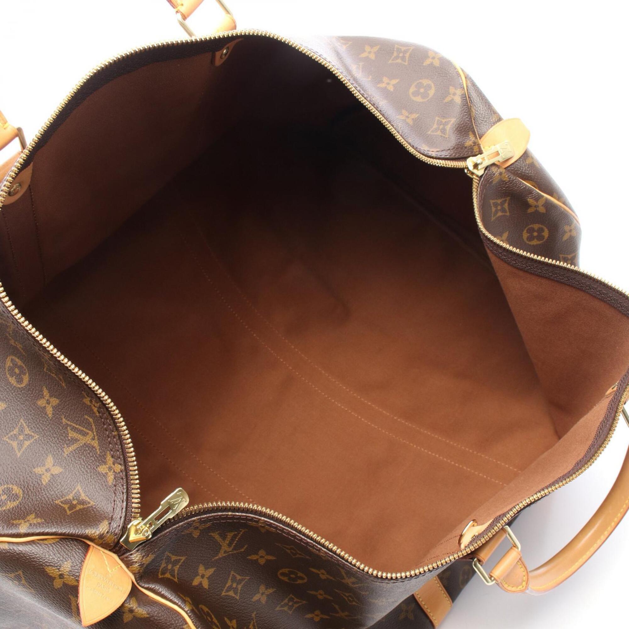 Louis Vuitton Brown Monogram Boston Bag Handbag (Pre-Owned)