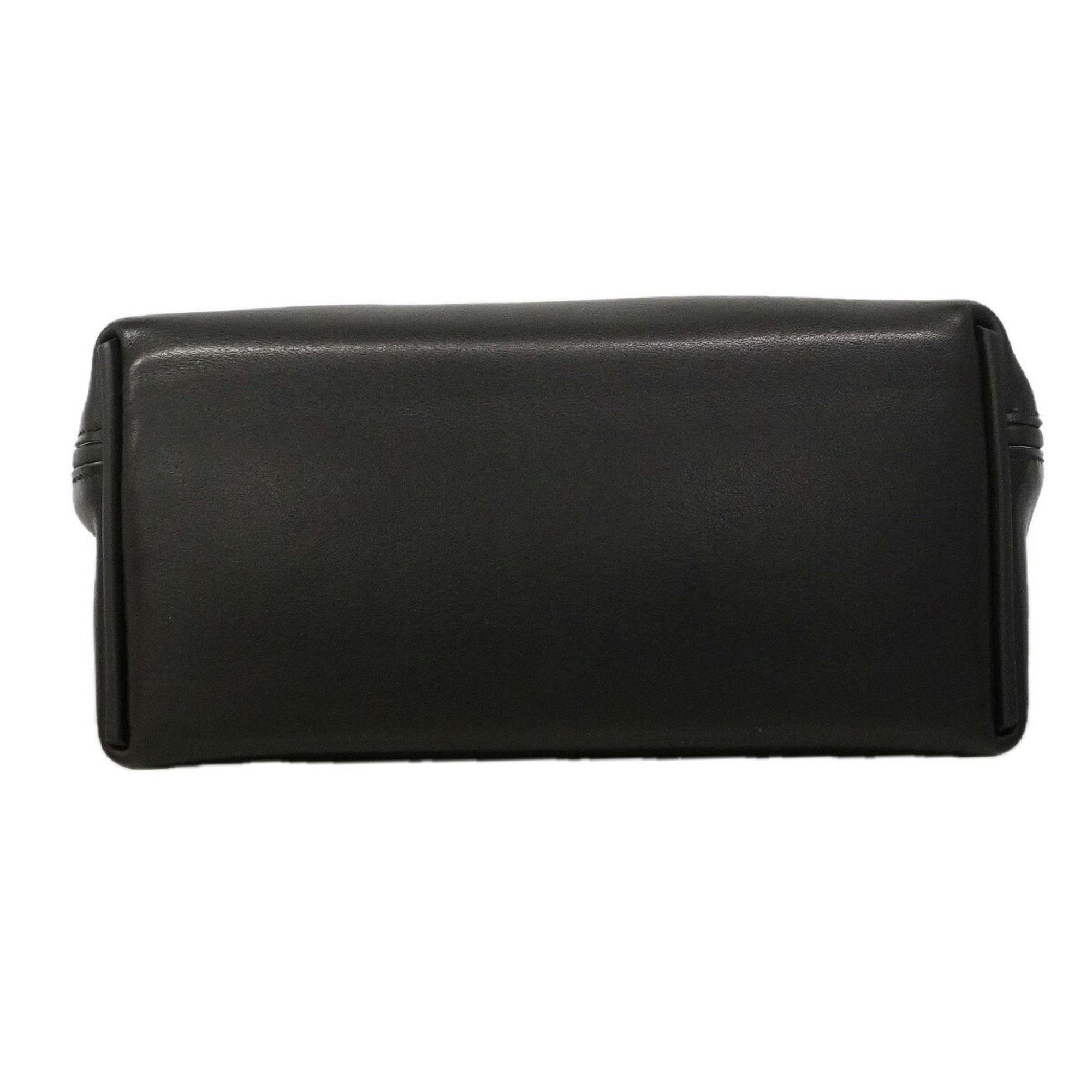 Hermes Black Swift Leather Handbag (Pre-Owned)