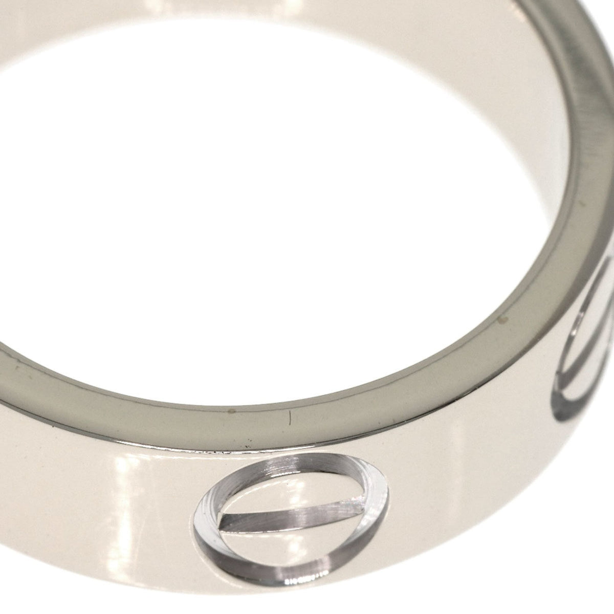 Cartier White Gold White Gold (18K) Band Ring (Pre-Owned)