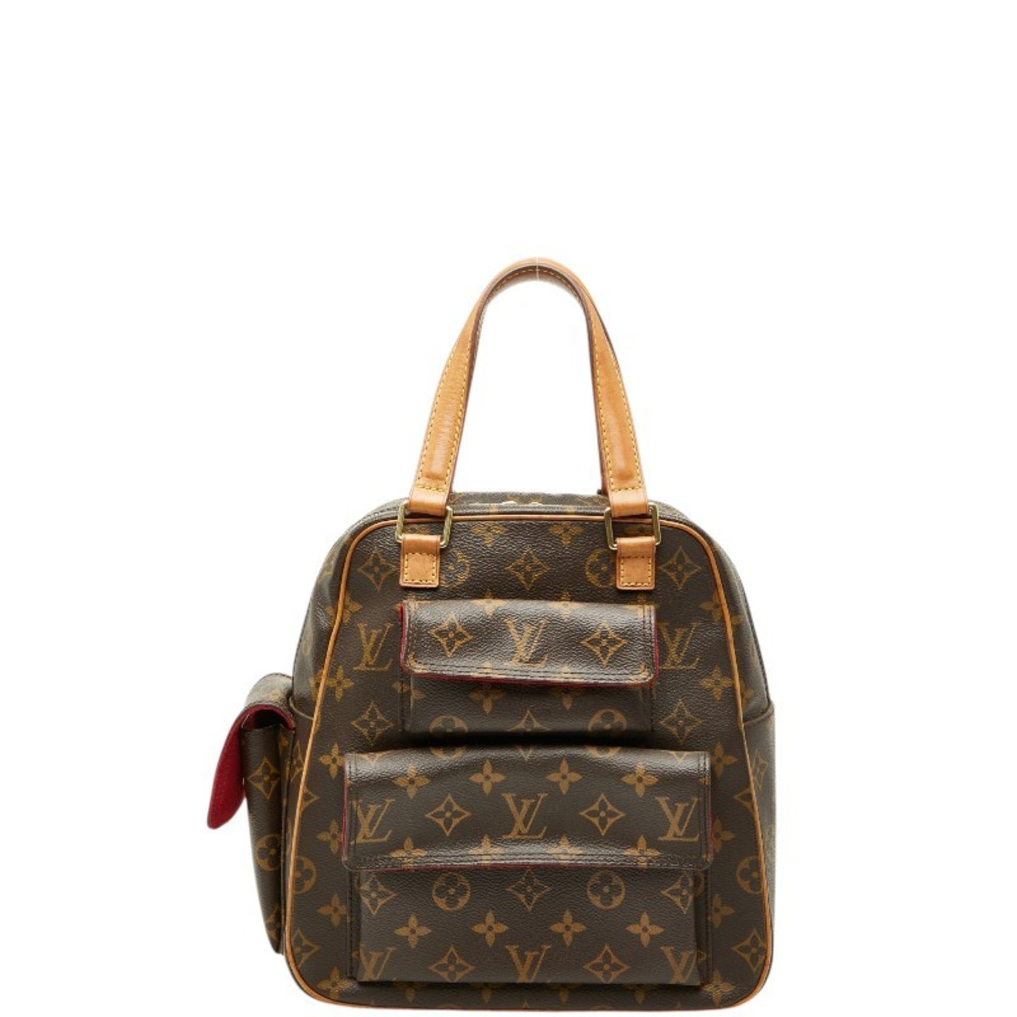 Louis Vuitton Brown Pvc Leather Handbag (Pre-Owned)