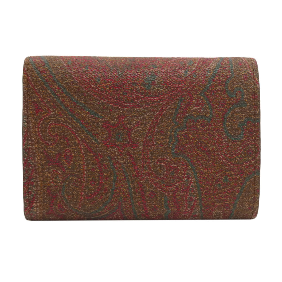 Etro Brown Pvc Wallet (Bi-Fold) (Pre-Owned)