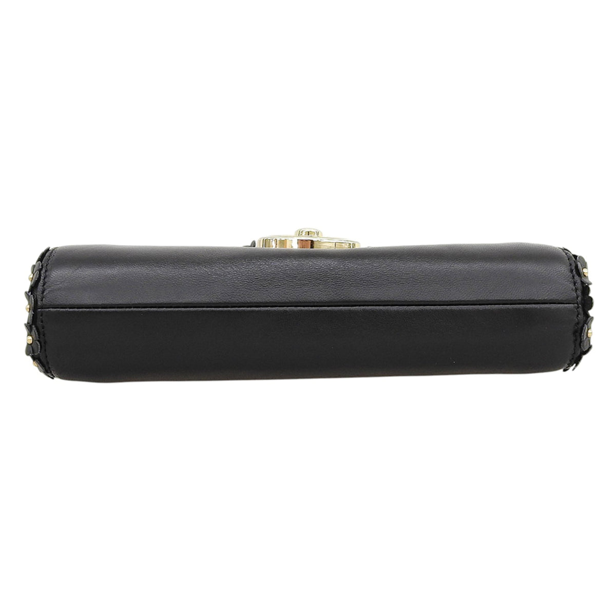 Longchamp Black Leather Handbag (Pre-Owned)