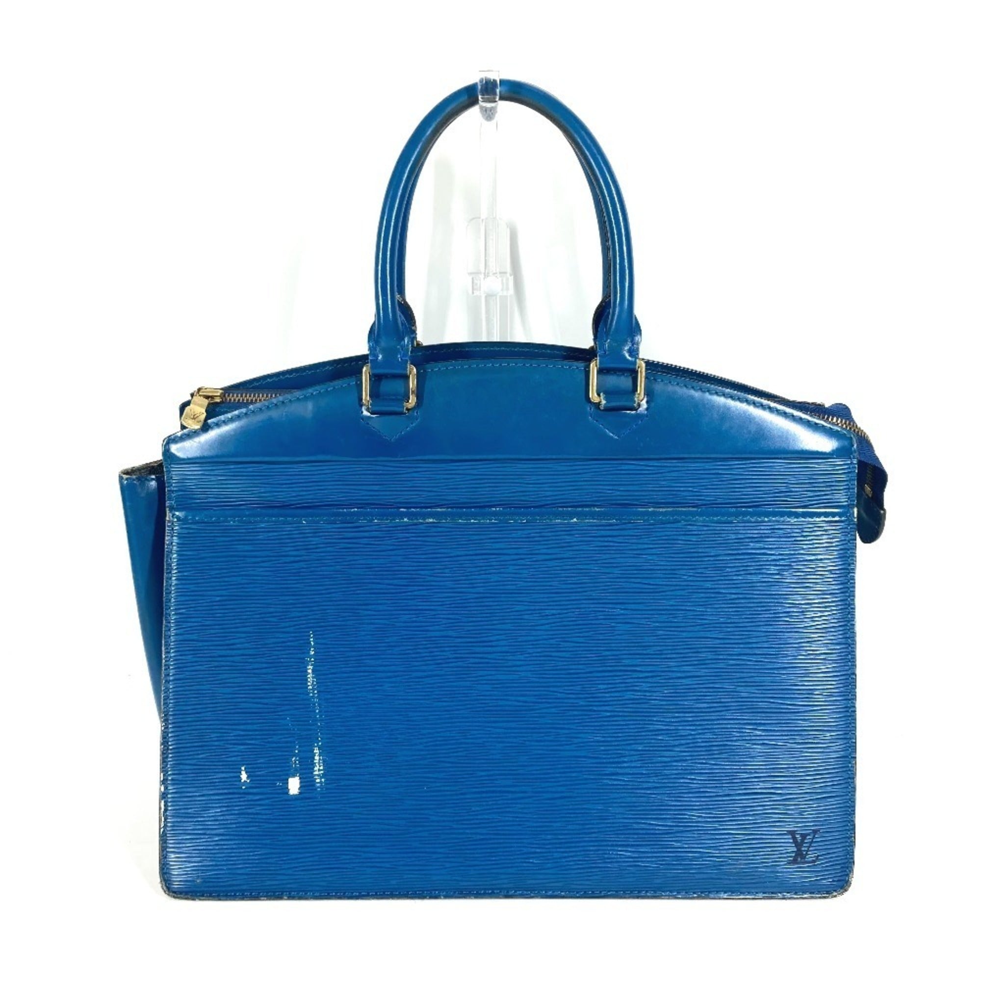 Louis Vuitton Epi Blue Toledo Blue Epi Leather Shoulder Bag Tote Bag (Pre-Owned)