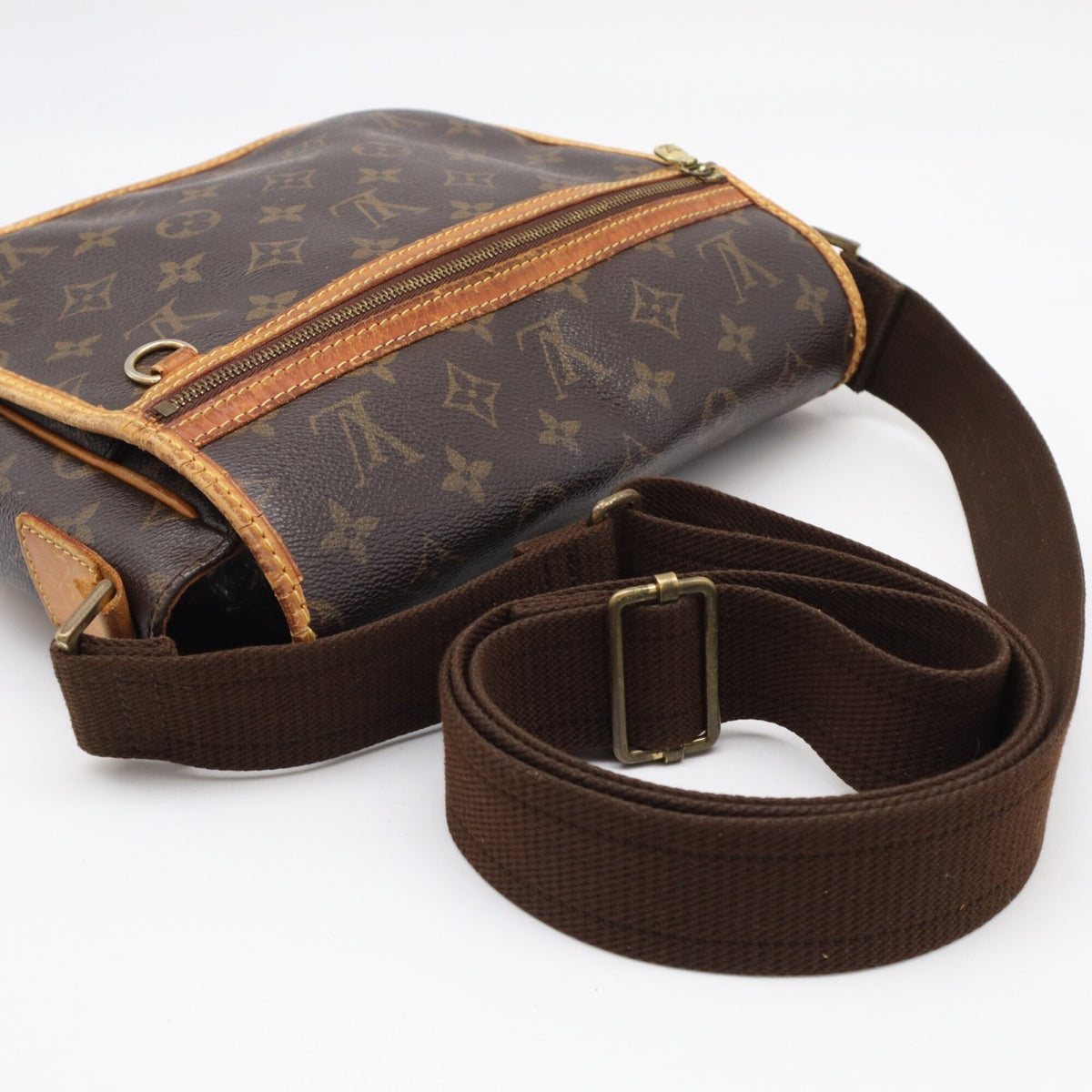 Louis Vuitton Beige Brown Monogram Shoulder Bag (Pre-Owned)