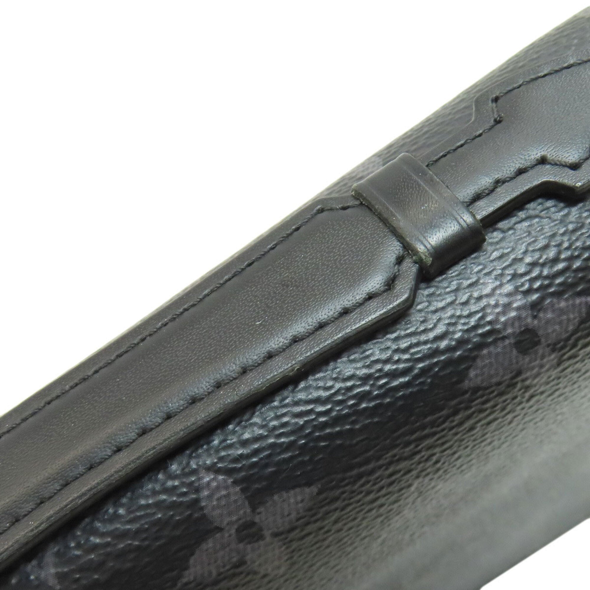 Louis Vuitton Monogram Eclipse Black Monogram Eclipse Long Wallet (Bi-Fold) (Pre-Owned)