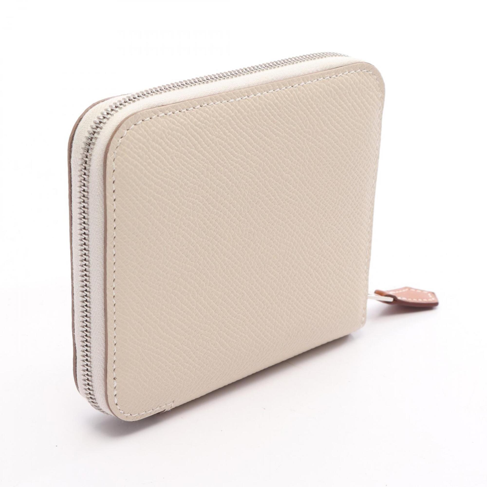 Hermes Ivory Epsom Leather Coin Purse/Coin Case (Pre-Owned)
