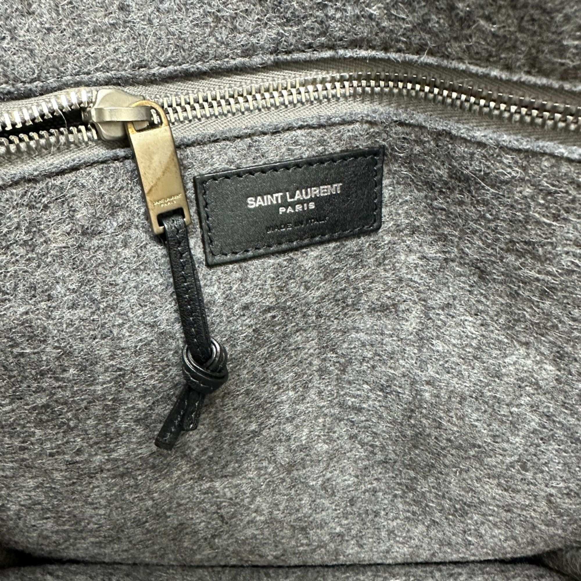 Saint Laurent Gray Other Tote Bag (Pre-Owned)