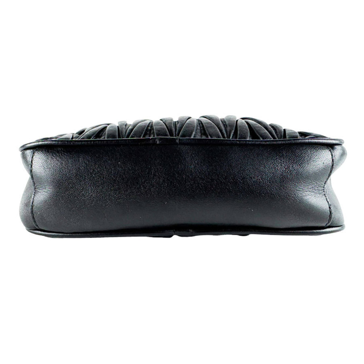 Miu Miu Black Leather Shoulder Bag (Pre-Owned)