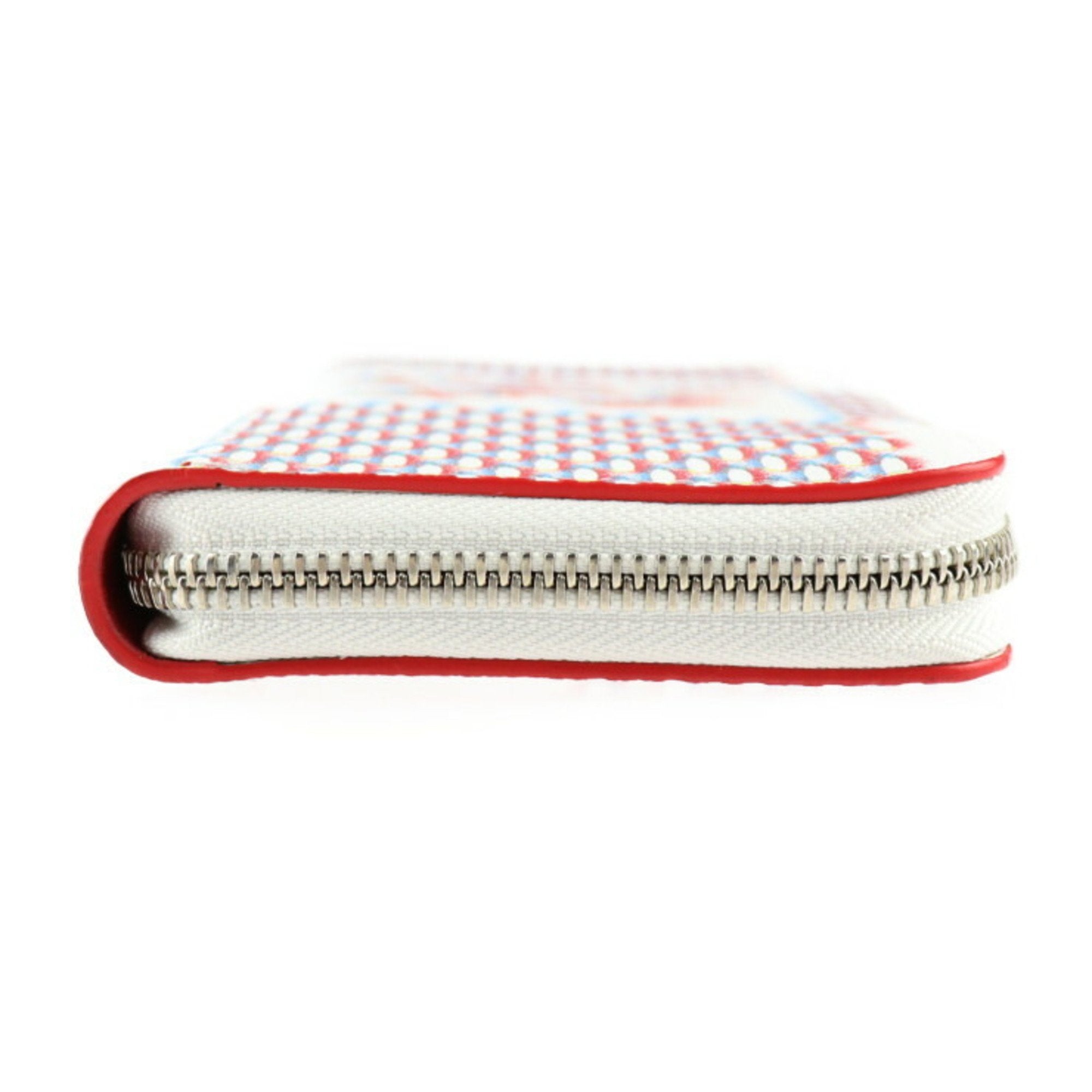 Louis Vuitton Blanc Multi-Color White Leather Wallet (Bi-Fold) (Pre-Owned)