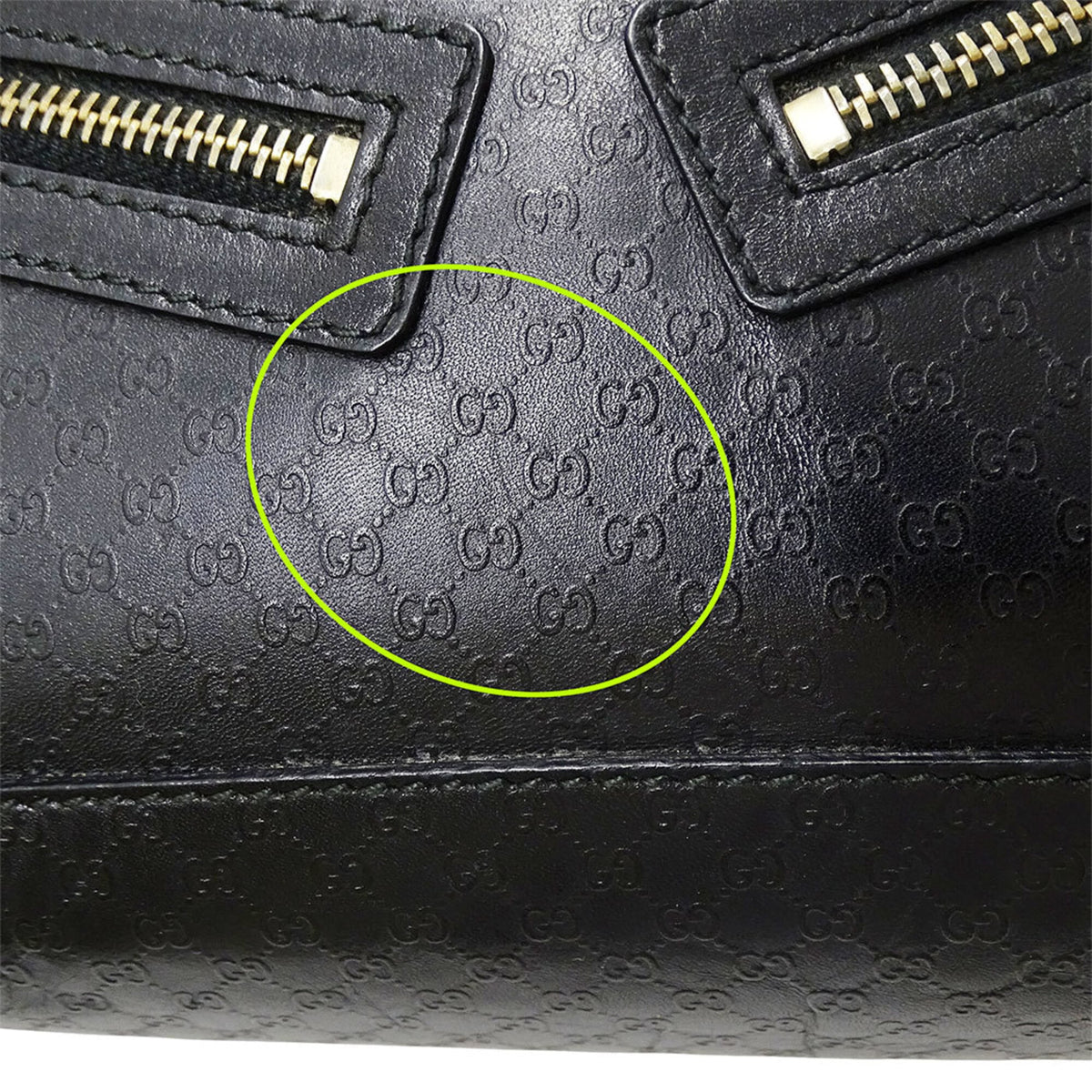 Gucci Black Leather Handbag (Pre-Owned)
