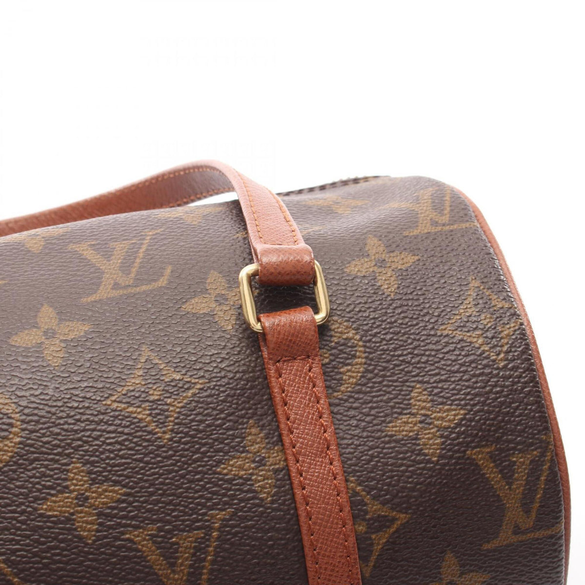 Louis Vuitton Monogram Brown Coated Canvas Leather Handbag (Pre-Owned)