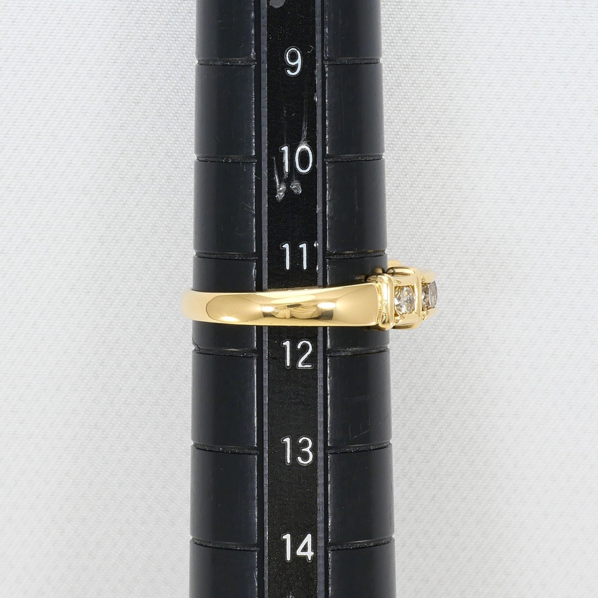 Unbranded Brown Yellow Gold Yellow Gold (18K) Band Ring (Pre-Owned)
