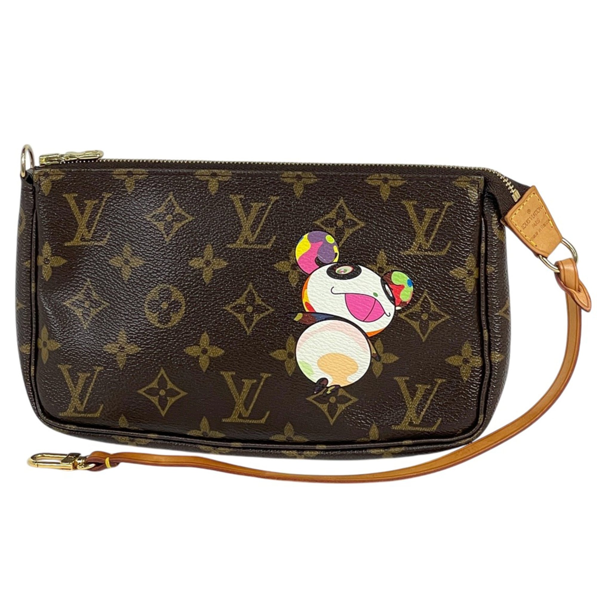 Louis Vuitton Monogram Panda Monogram Pochette Pouch (Pre-Owned)