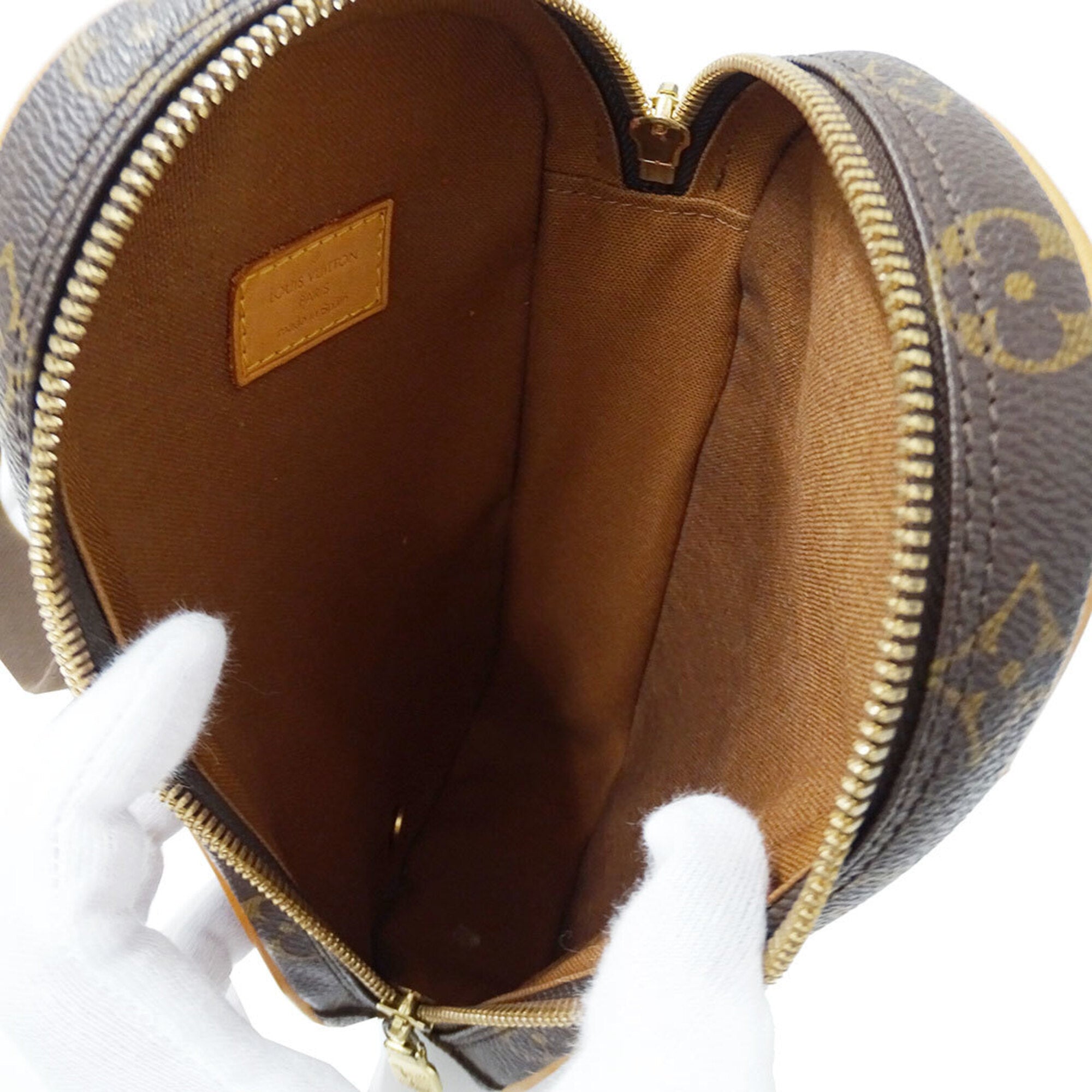 Louis Vuitton Brown Galle Monogram Monogram Handbag Pochette Shoulder Bag (Pre-Owned)
