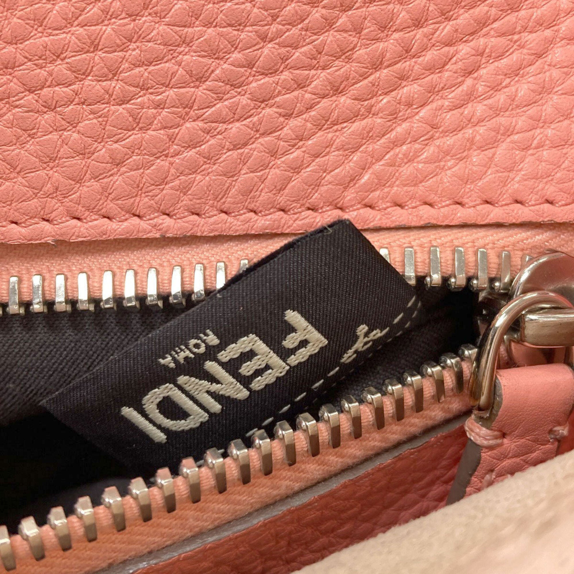 Fendi Beige Leather Handbag (Pre-Owned)