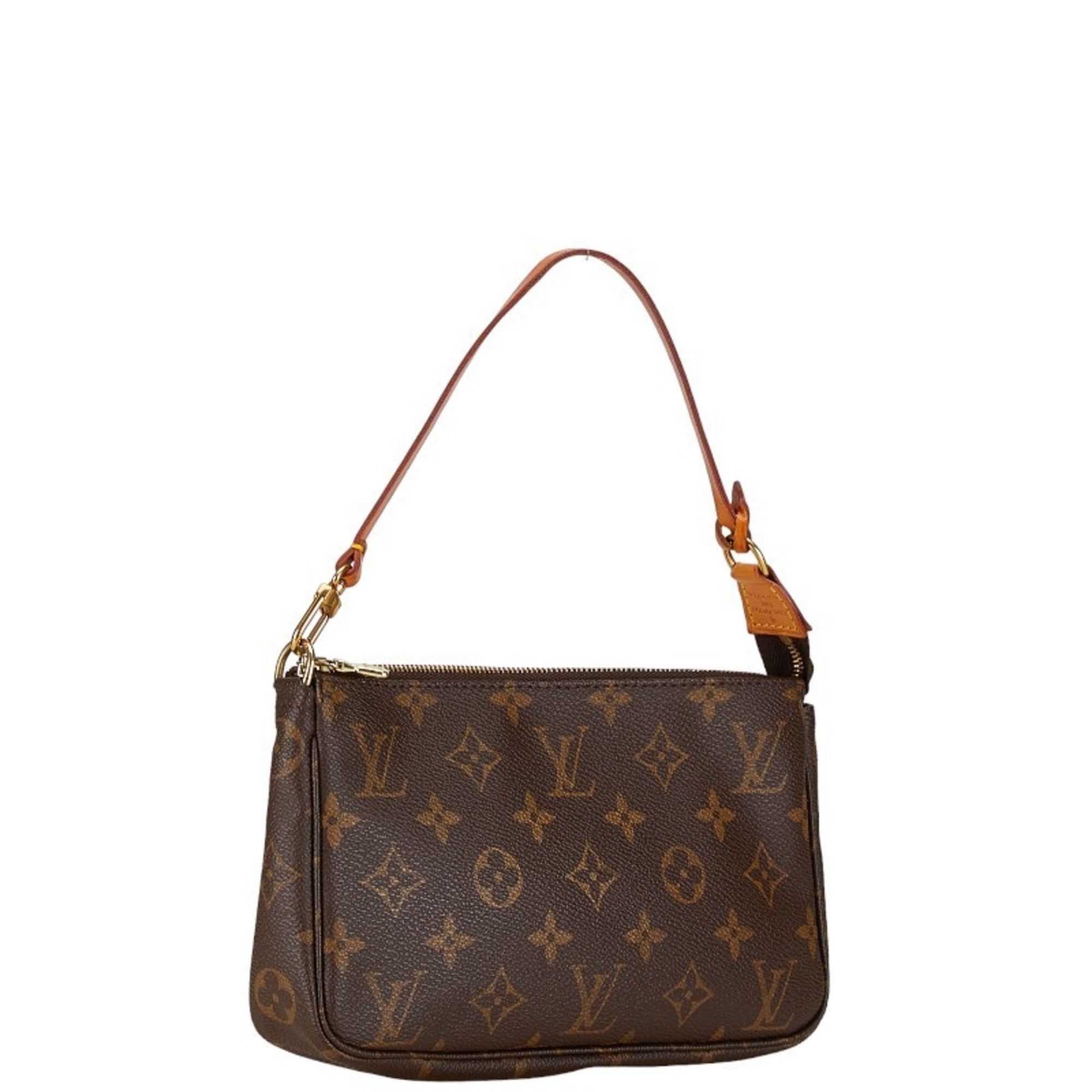 Louis Vuitton Brown Pvc Leather Handbag (Pre-Owned)