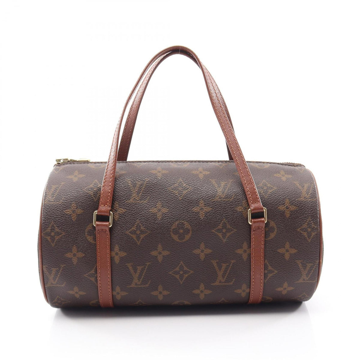 Louis Vuitton Brown Monogram Coated Canvas Leather Handbag (Pre-Owned)