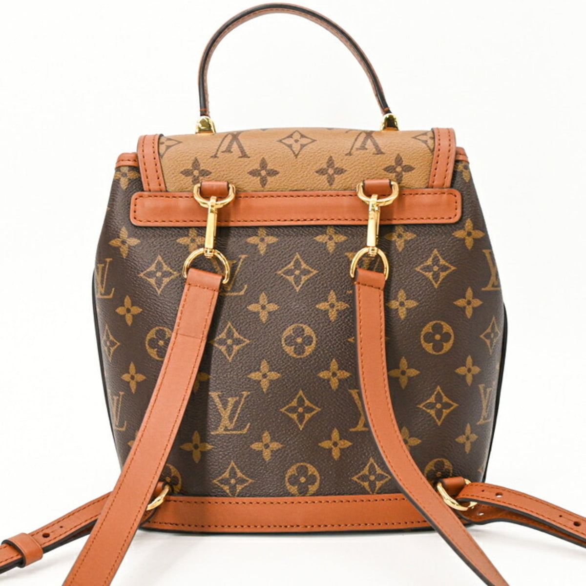 Louis Vuitton Brown Monogram Canvas Backpack (Pre-Owned)