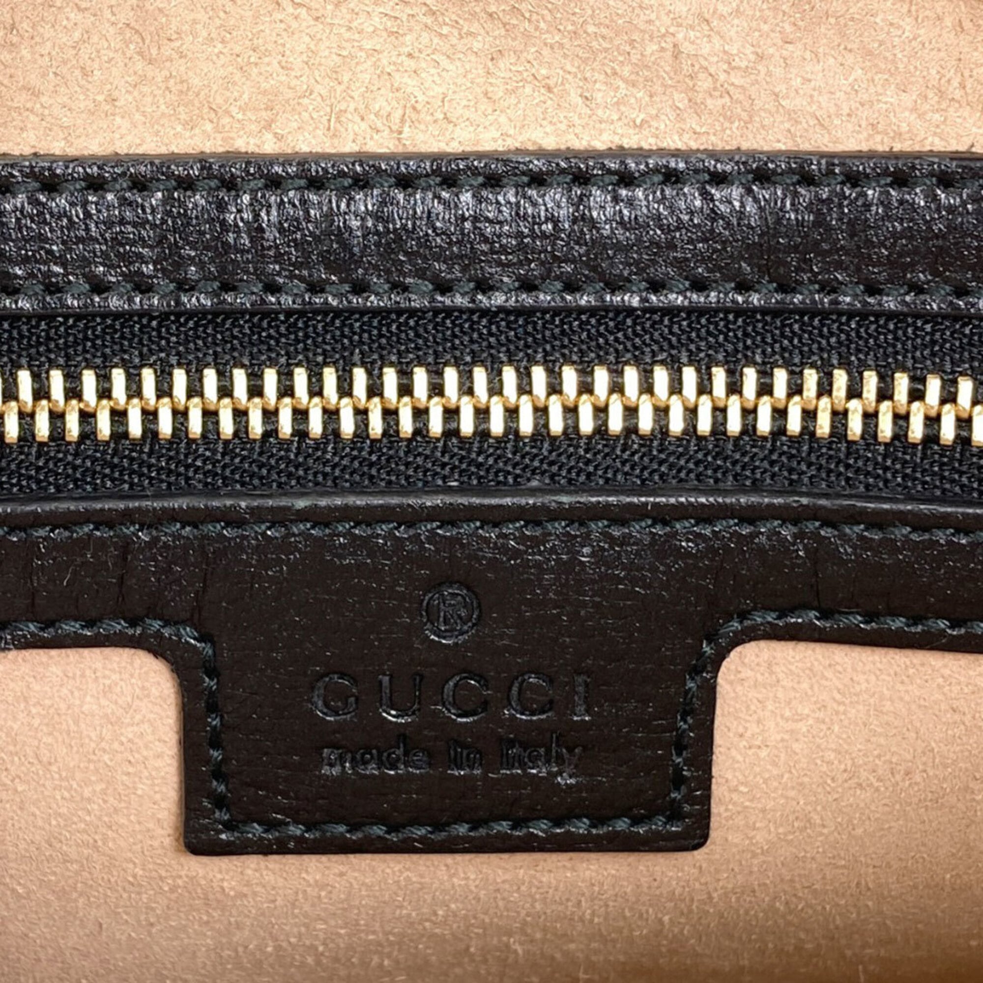 Gucci Horsebit Black Leather Shoulder Bag (Pre-Owned)