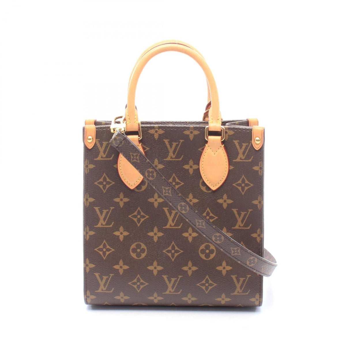 Louis Vuitton Brown Pvc Leather Handbag (Pre-Owned)