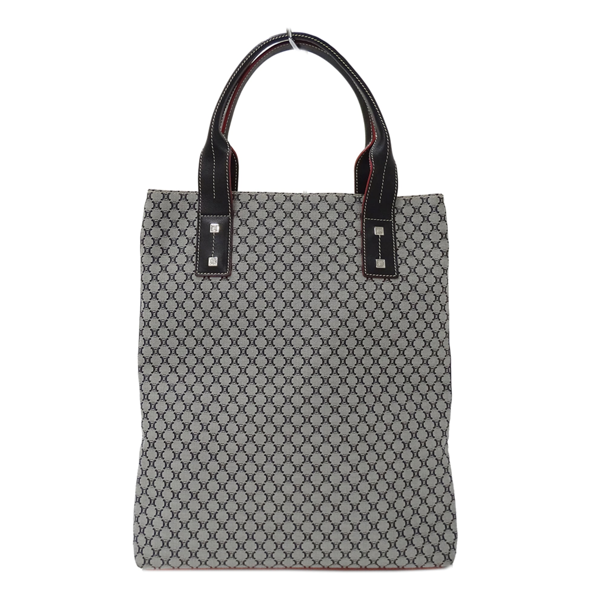 Celine Black Canvas Handbag Tote Bag (Pre-Owned)