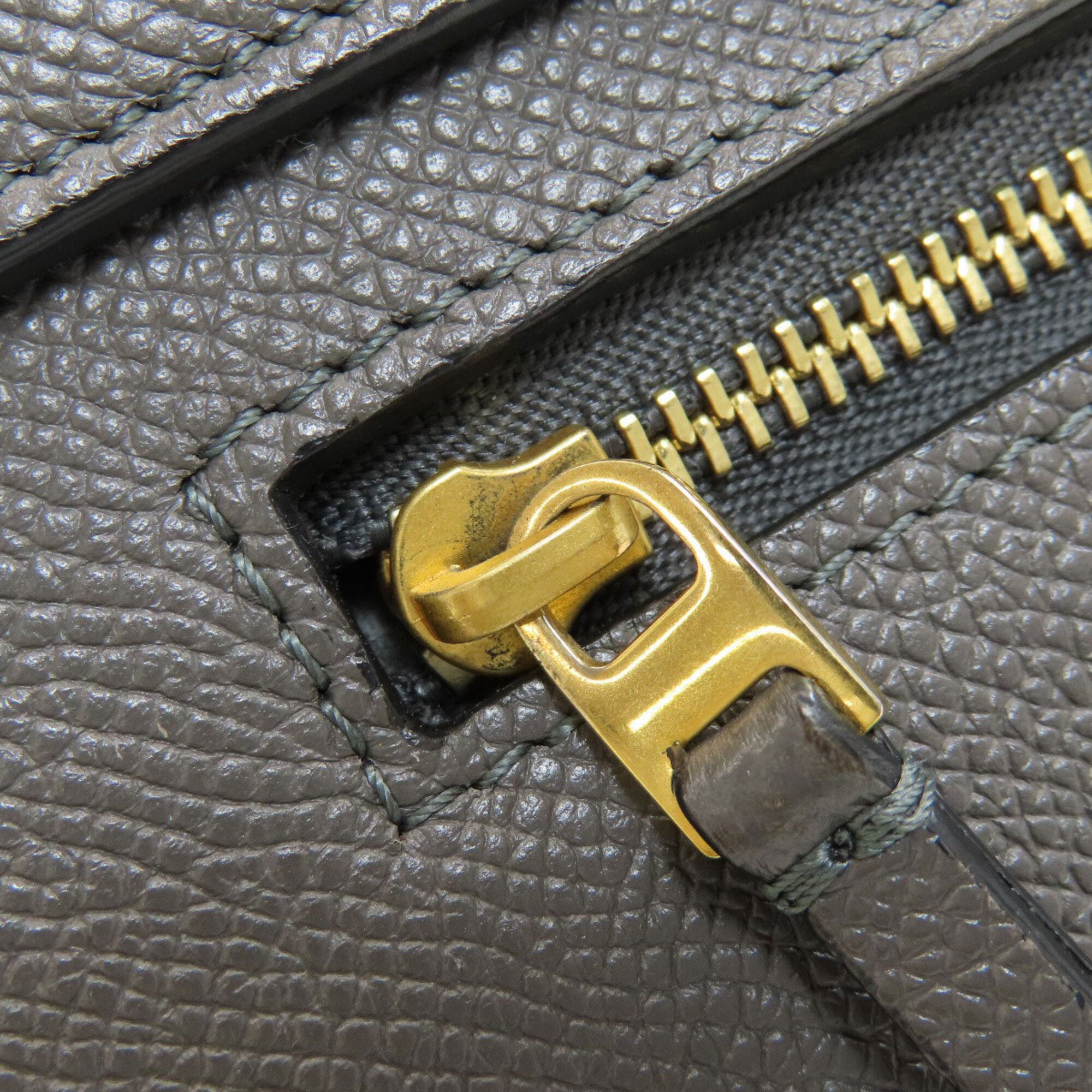 Celine Gray Leather Handbag (Pre-Owned)