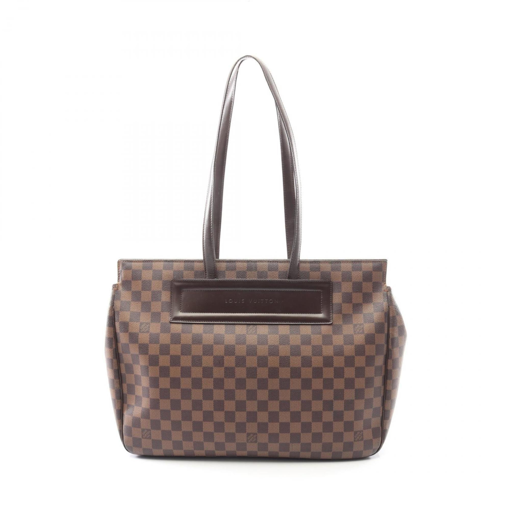 Louis Vuitton Brown Coated Canvas Pvc Leather Damier Canvas Tote Bag (Pre-Owned)