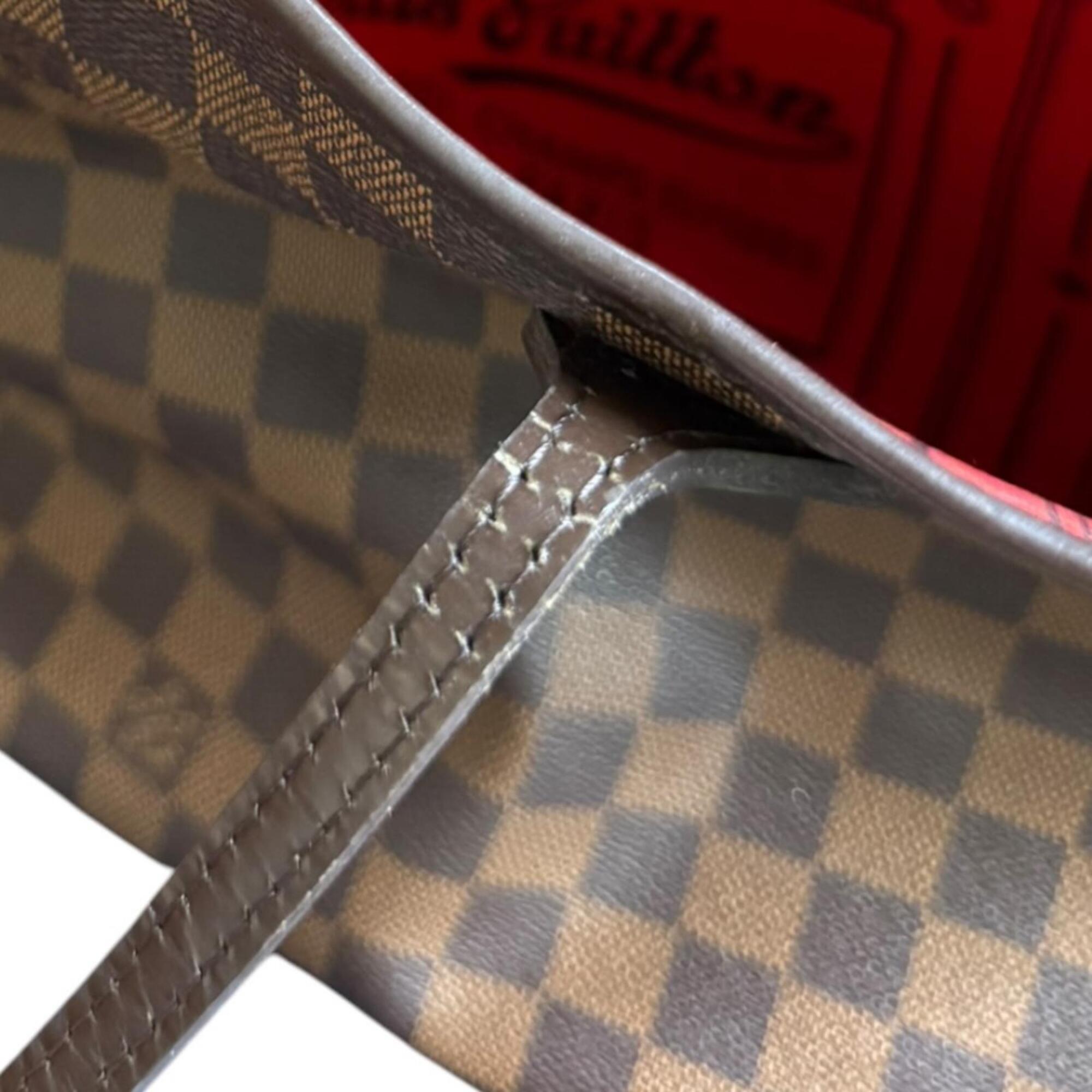 Louis Vuitton Damier Brown Damier Canvas Tote Bag (Pre-Owned)