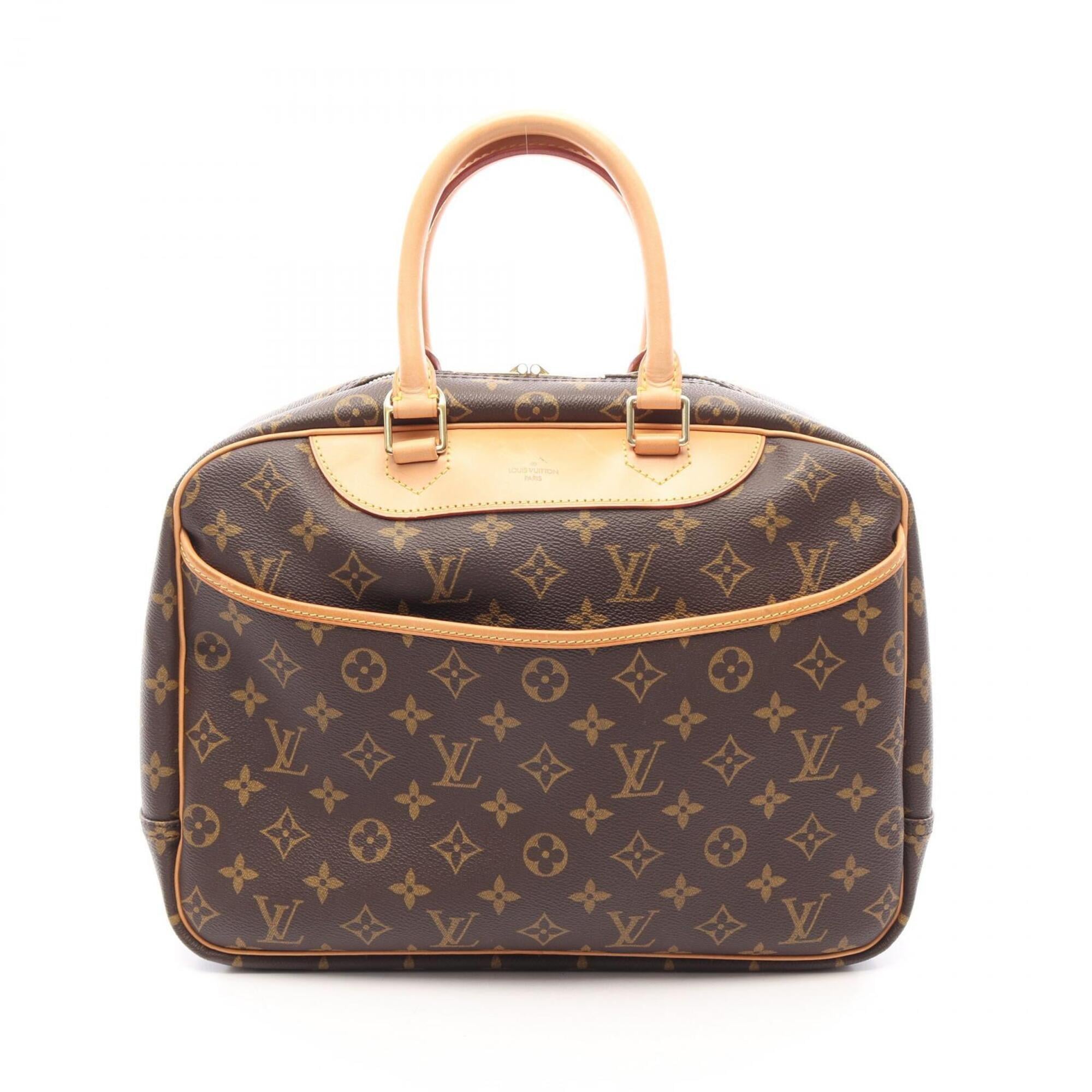 Louis Vuitton Brown Monogram Leather Handbag (Pre-Owned)