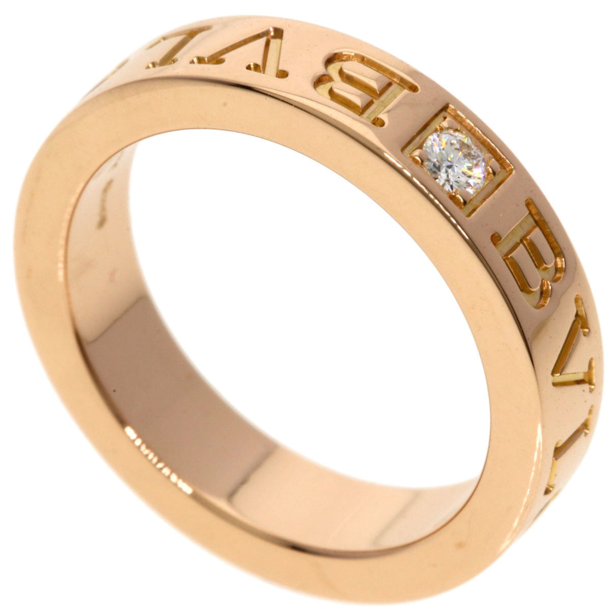 Bvlgari Pink Gold Pink Gold (18K) Band Ring (Pre-Owned)