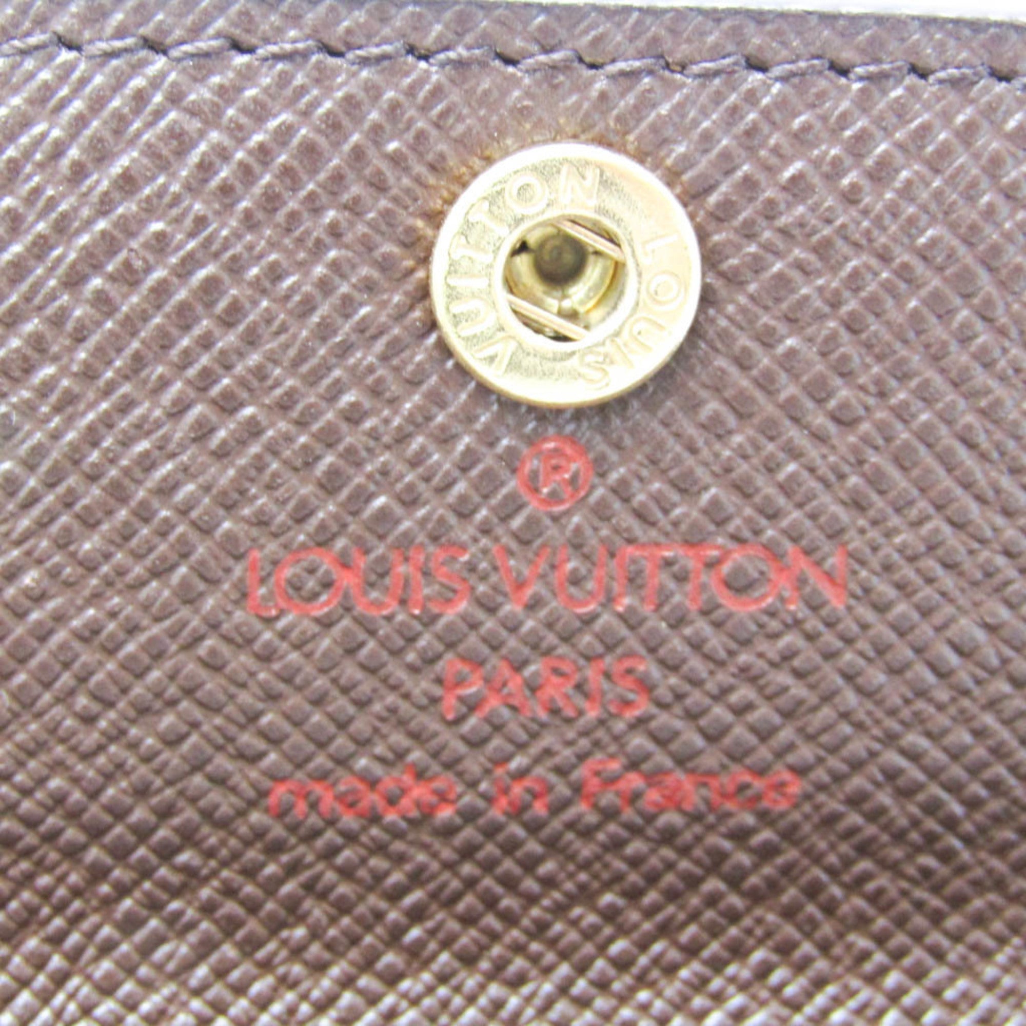 Louis Vuitton Damier Ebene Damier Canvas Coin Purse/Coin Case (Pre-Owned)