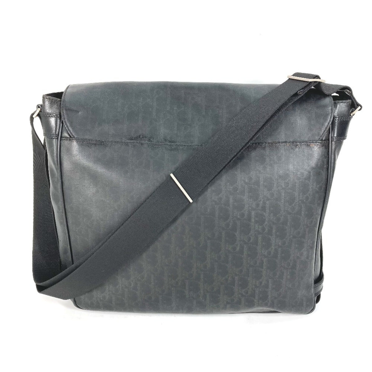 Dior Homme Black Pvc Messenger Bag Shoulder Bag (Pre-Owned)